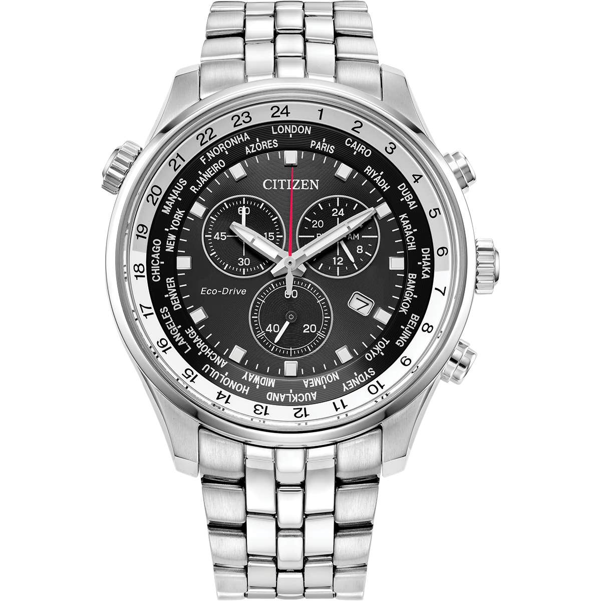 АТ0368-58E Citizen Eco-Drive reloj para Hombre correa de acero inoxidable - Image 2