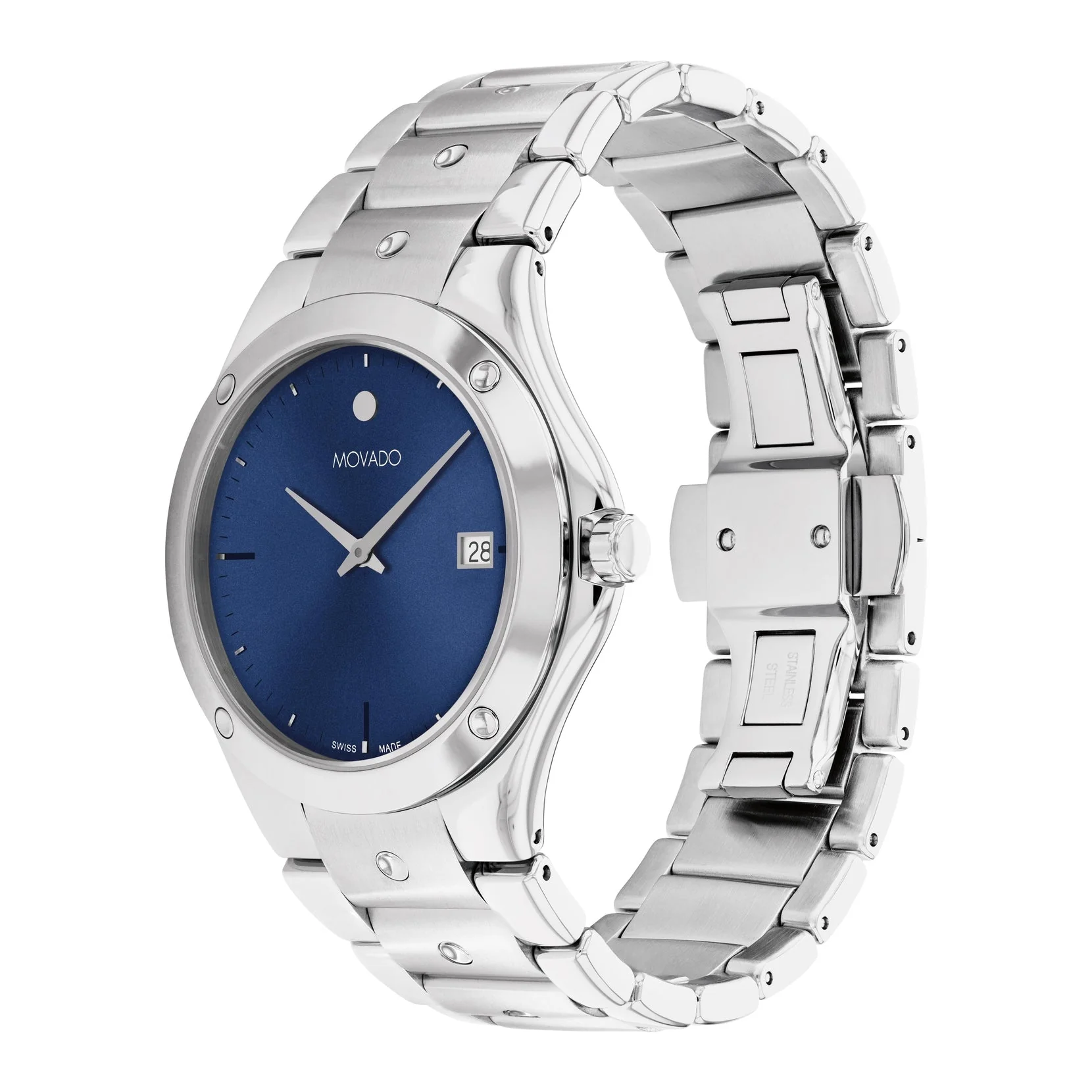 0607700 Reloj Movado Excel unisex pulsera de metal 40 mm - Image 3