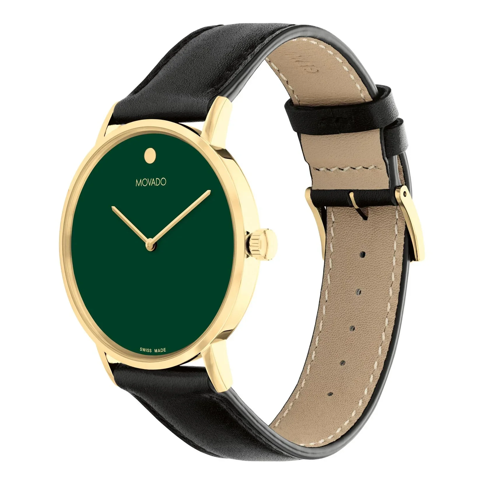 0607837 Reloj Movado Signature de hombre banda de piel 40 mm - Image 4
