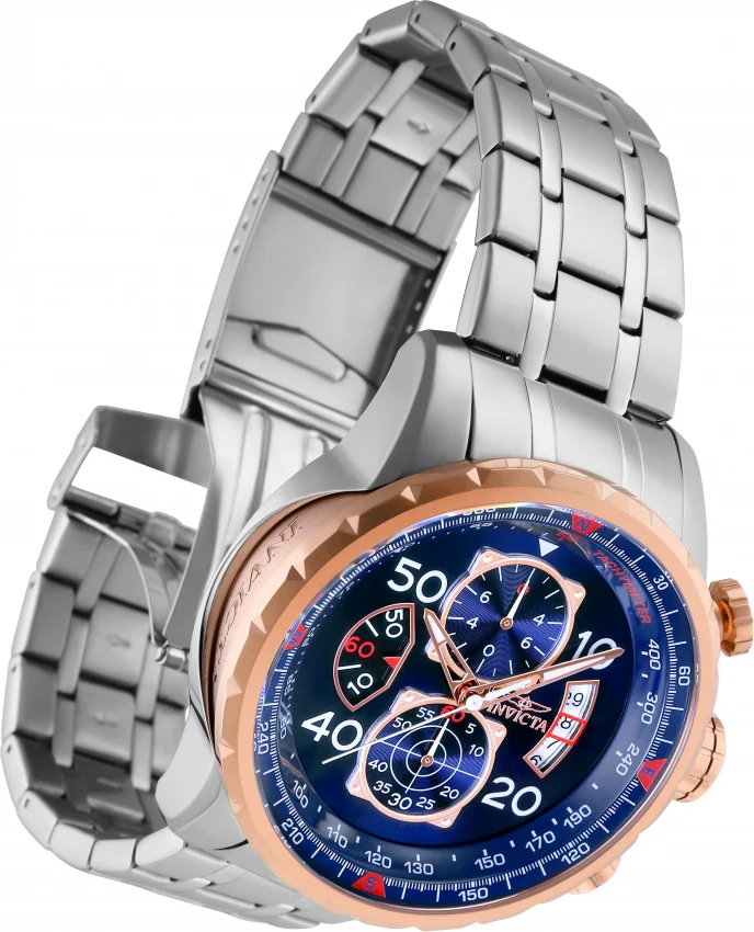 Invicta Aviator Reloj para Hombre Pulsera de Acero Inoxidable - Image 11