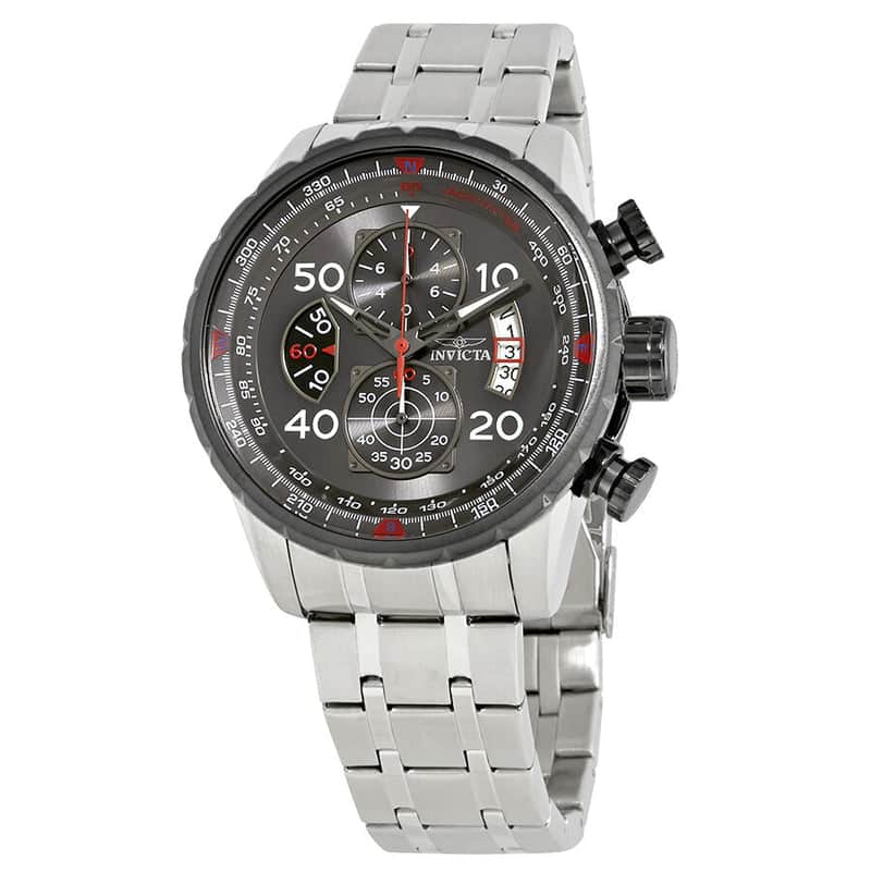 Invicta Aviator Reloj para Hombre Pulsera de Acero Inoxidable - Image 2