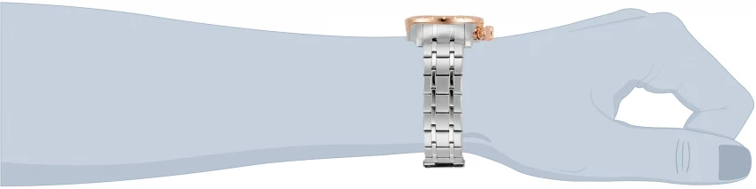 Invicta Aviator Reloj para Hombre Pulsera de Acero Inoxidable - Image 8