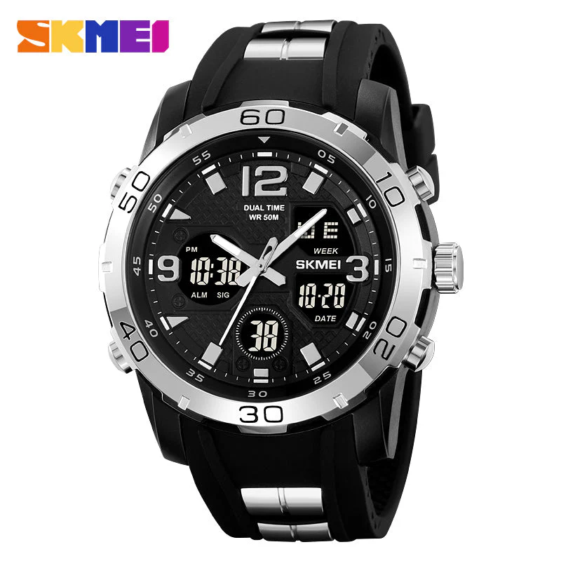 2102 Reloj Skmei pulsera de caucho para hombre - Image 10