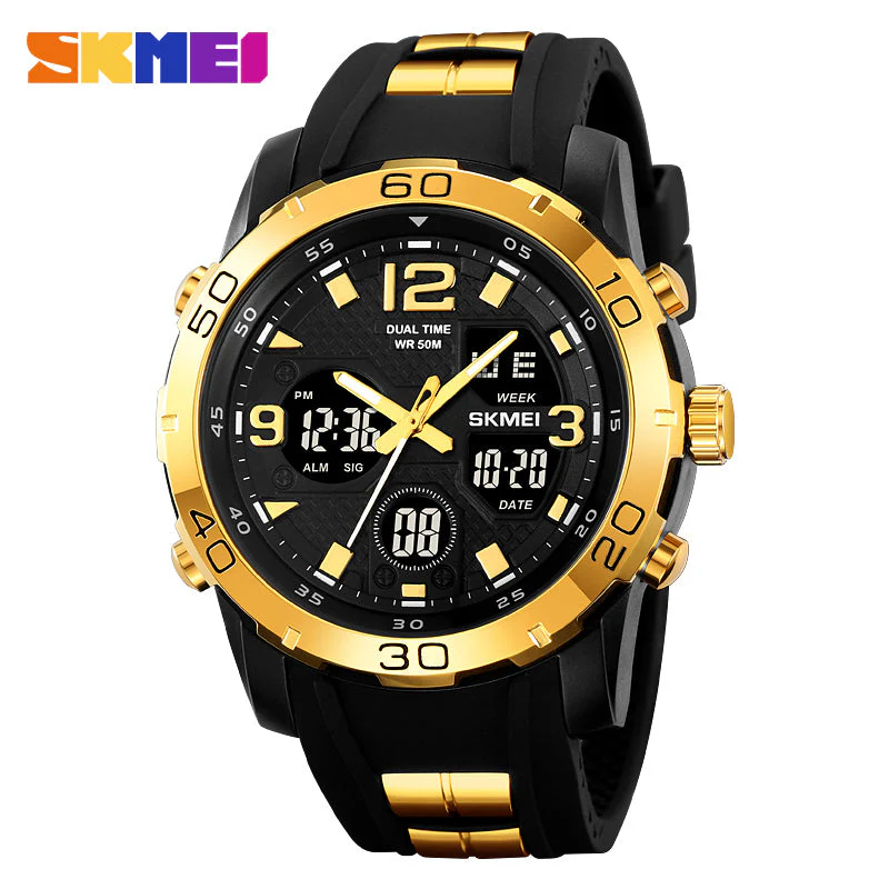 2102 Reloj Skmei pulsera de caucho para hombre - Image 8