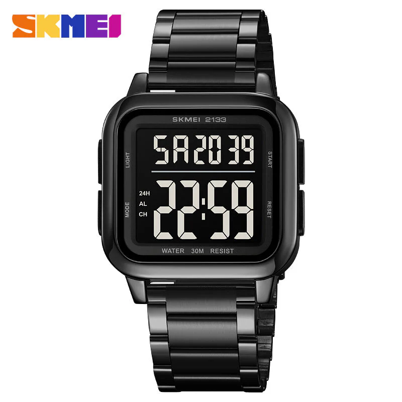 2133 Reloj Skmei para caballero pulsera de metal - Image 14