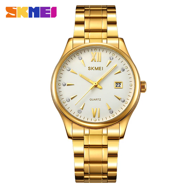 2158 Reloj Skmei para hombre pulsera de acero inoxidable - Image 5