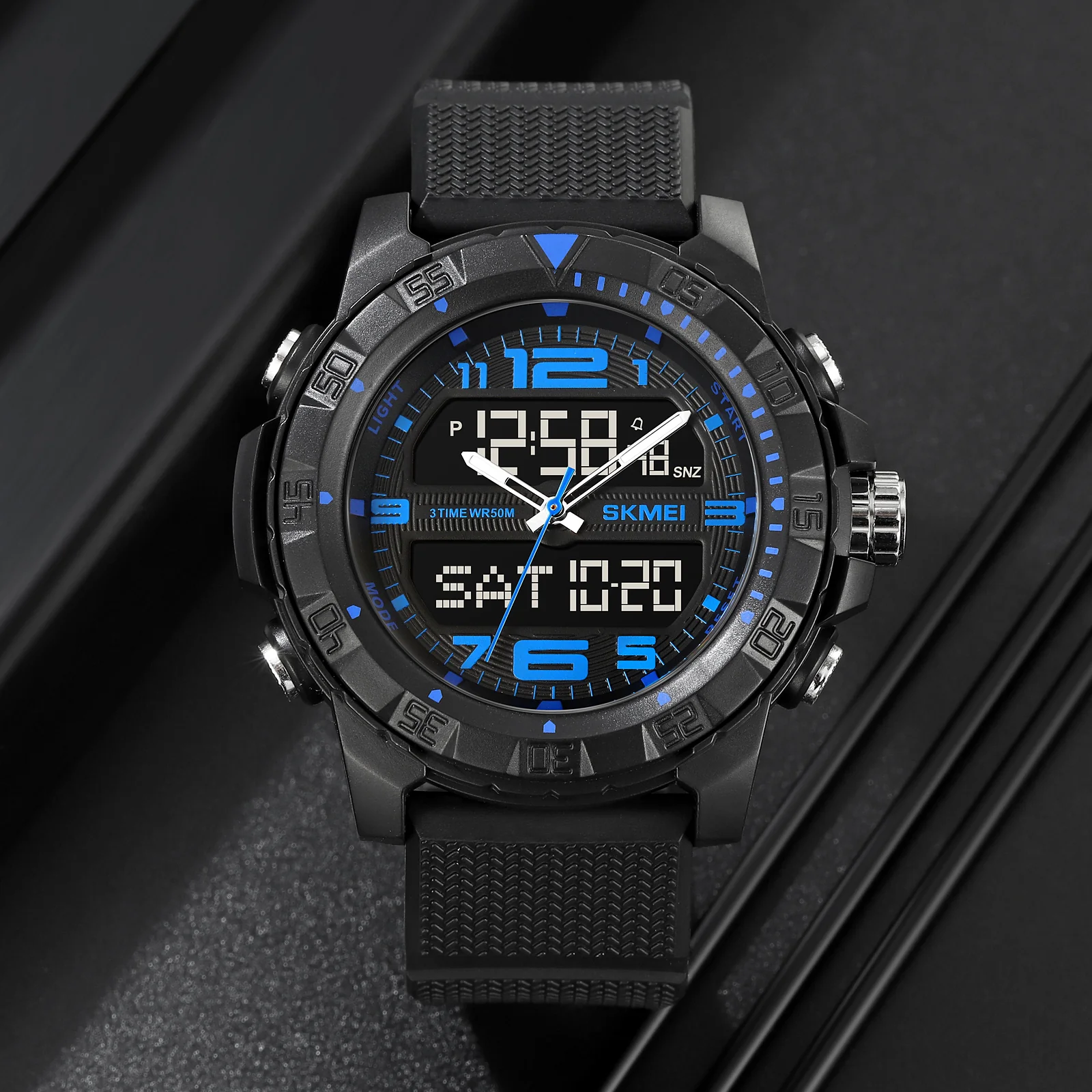 2162 Skmei para hombre reloj doble hora - Image 13