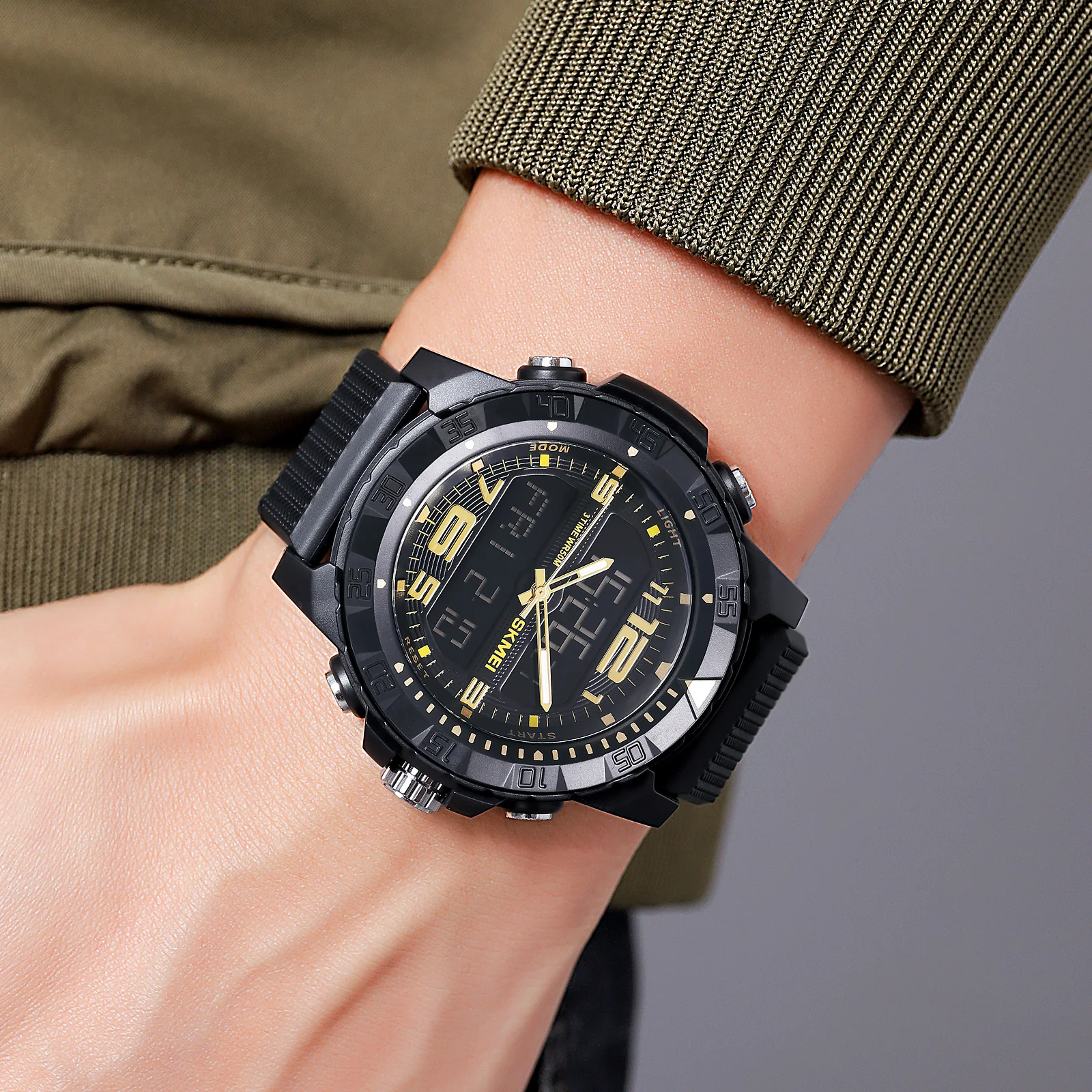 2162 Skmei para hombre reloj doble hora - Image 22