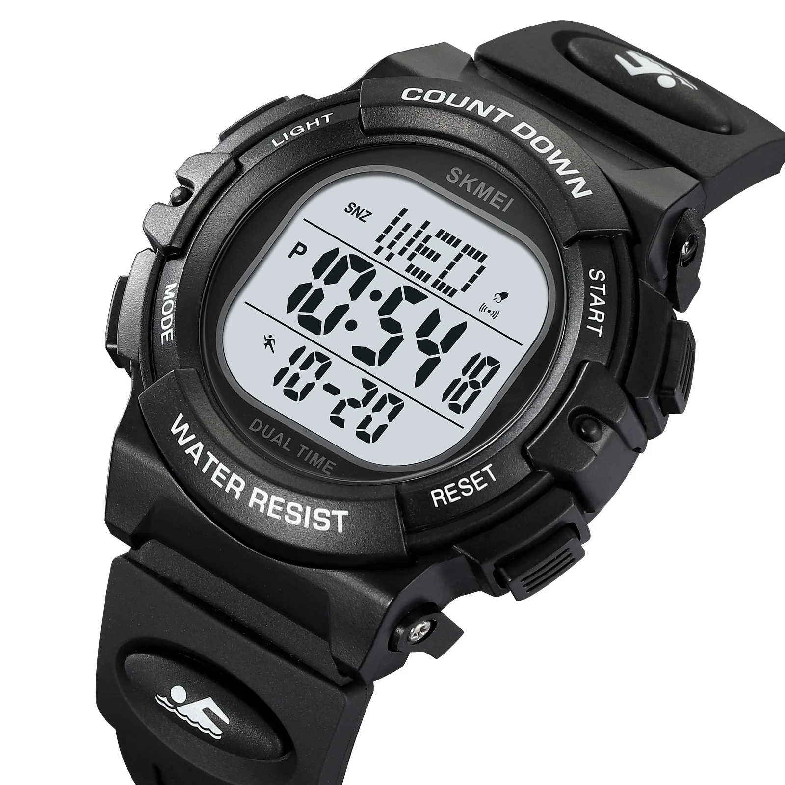 2164 Skmei reloj digital para hombre pulser de resina - Image 15