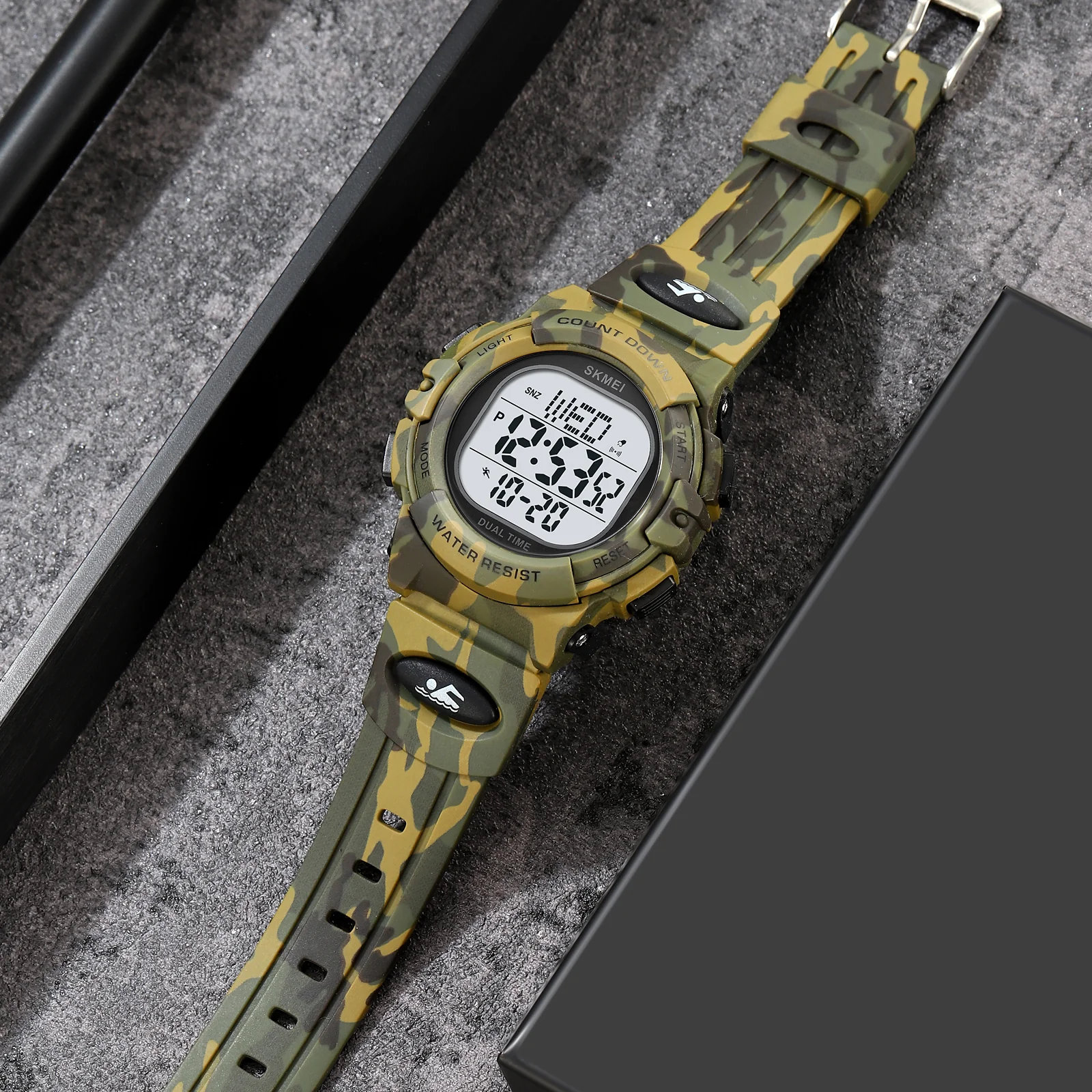 2164 Skmei reloj digital para hombre pulser de resina - Image 28