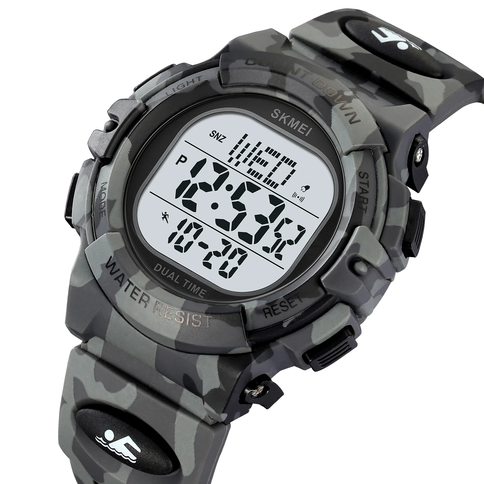 2164 Skmei reloj digital para hombre pulser de resina - Image 35