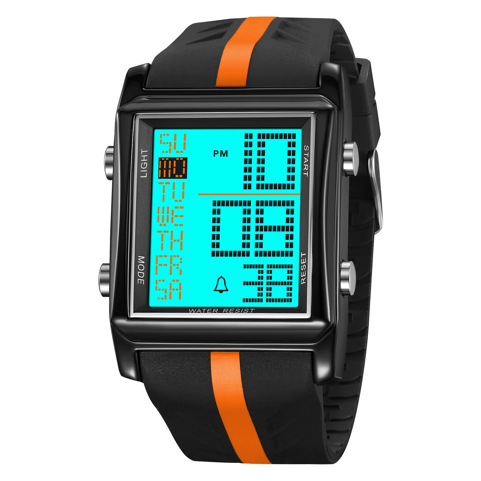 2207 Skmei reloj para caballero pulsera de caucho digital - Image 16