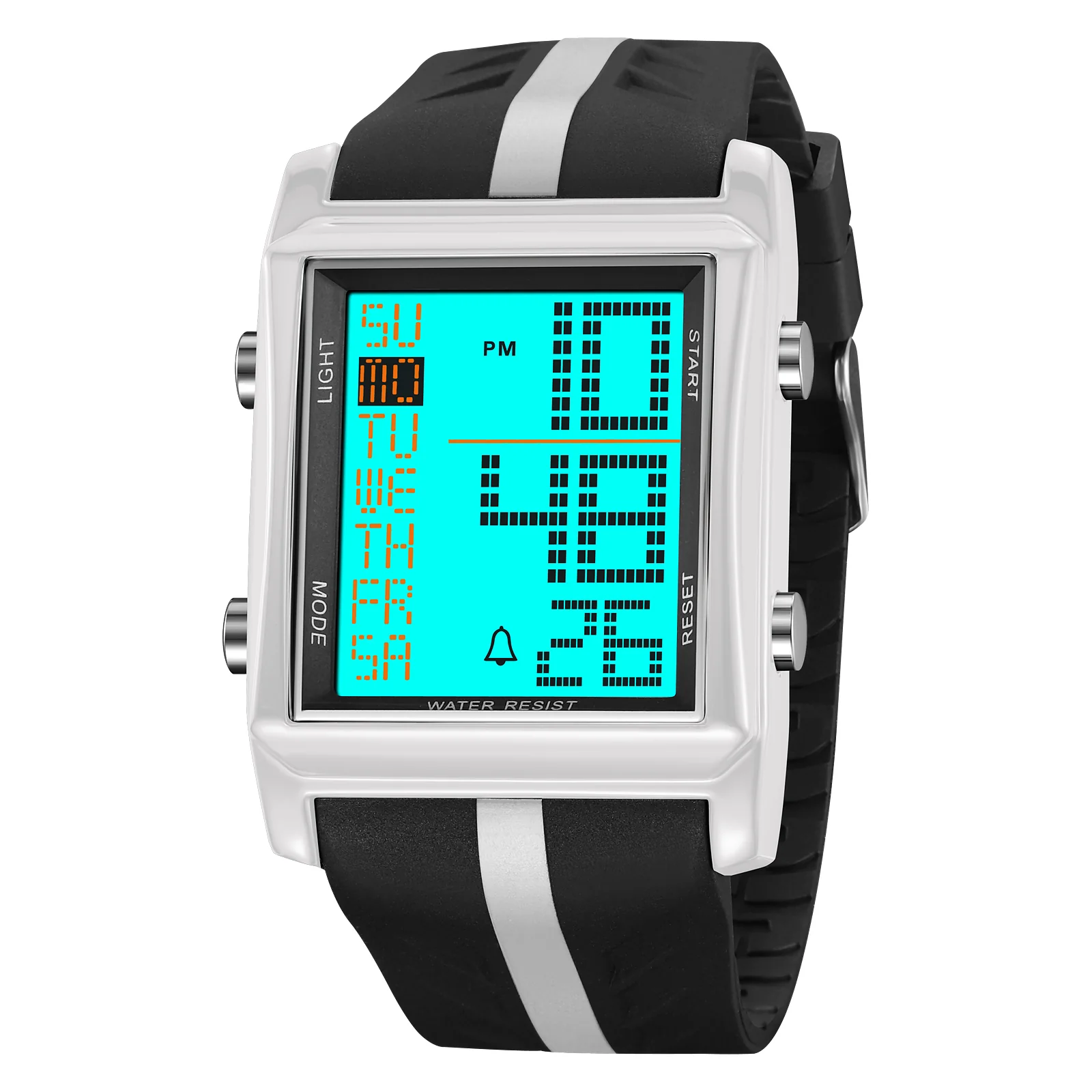 2207 Skmei reloj para caballero pulsera de caucho digital - Image 25
