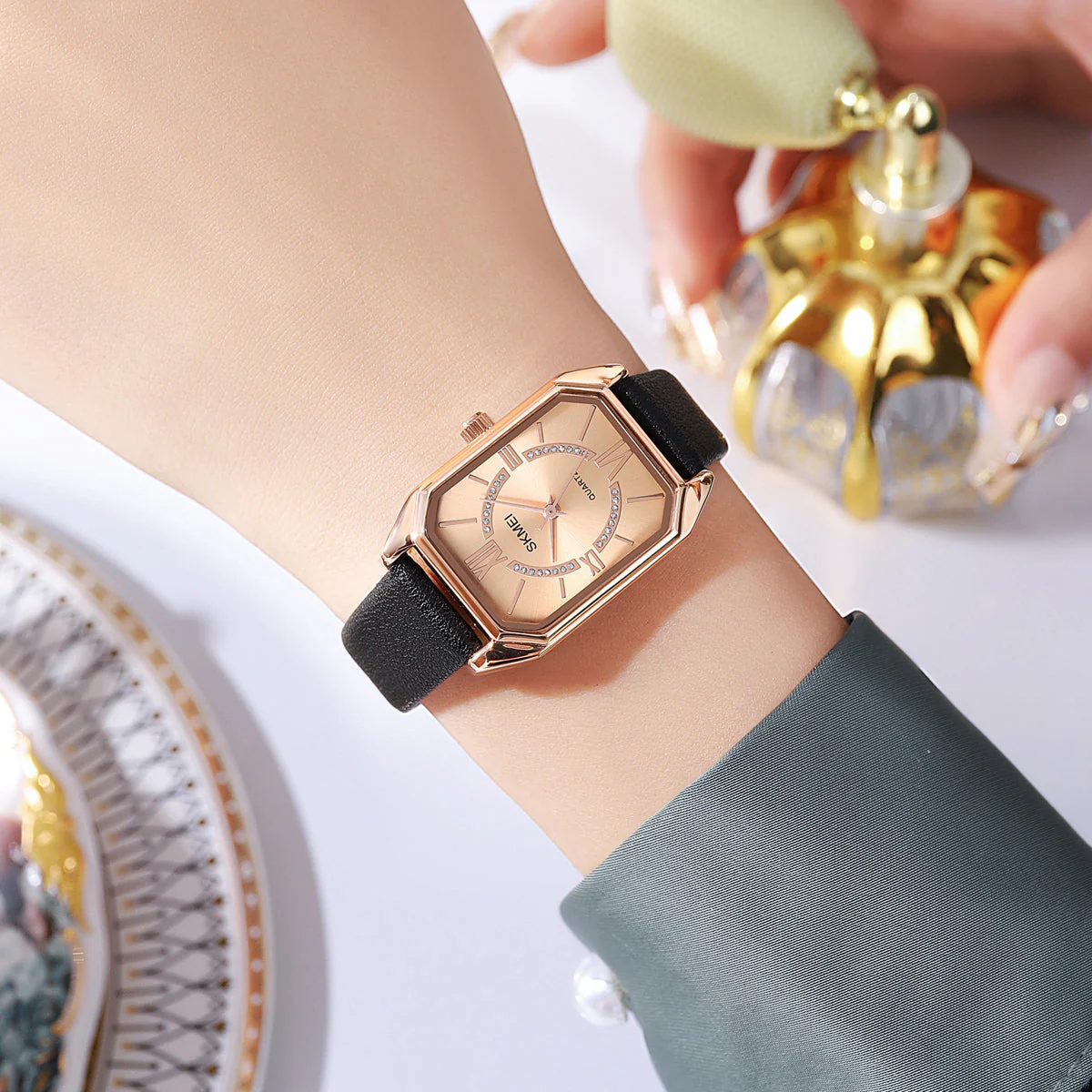 2238 Reloj Skmei para mujer pulsera de piel - Image 12