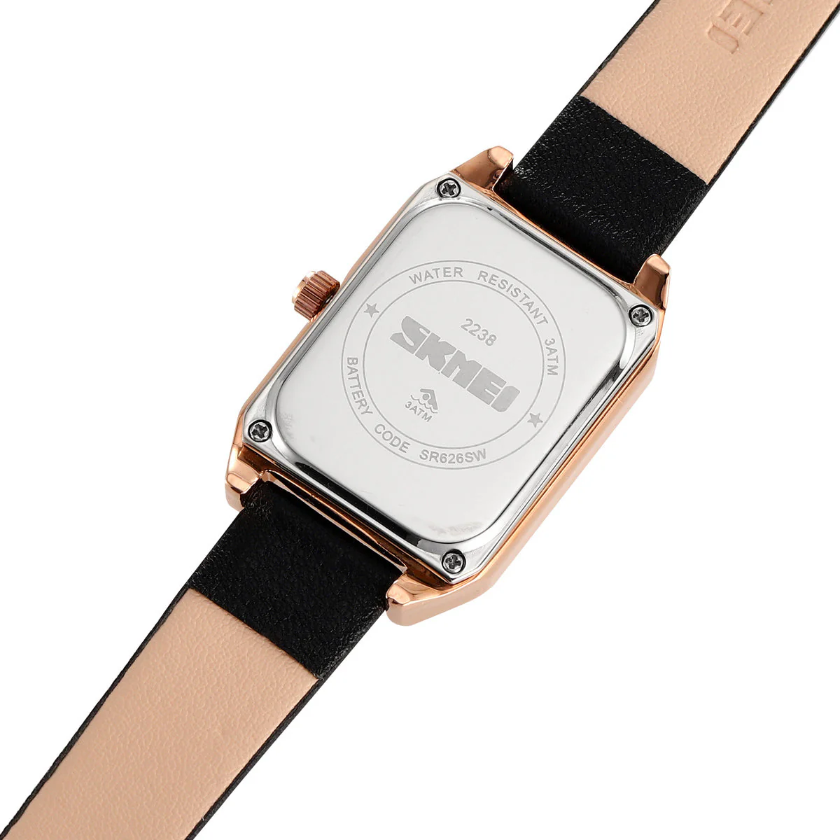 2238 Reloj Skmei para mujer pulsera de piel - Image 9