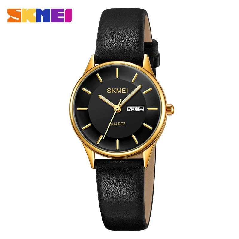 2251 Reloj Skmei para mujer pulsera de piel - Image 2