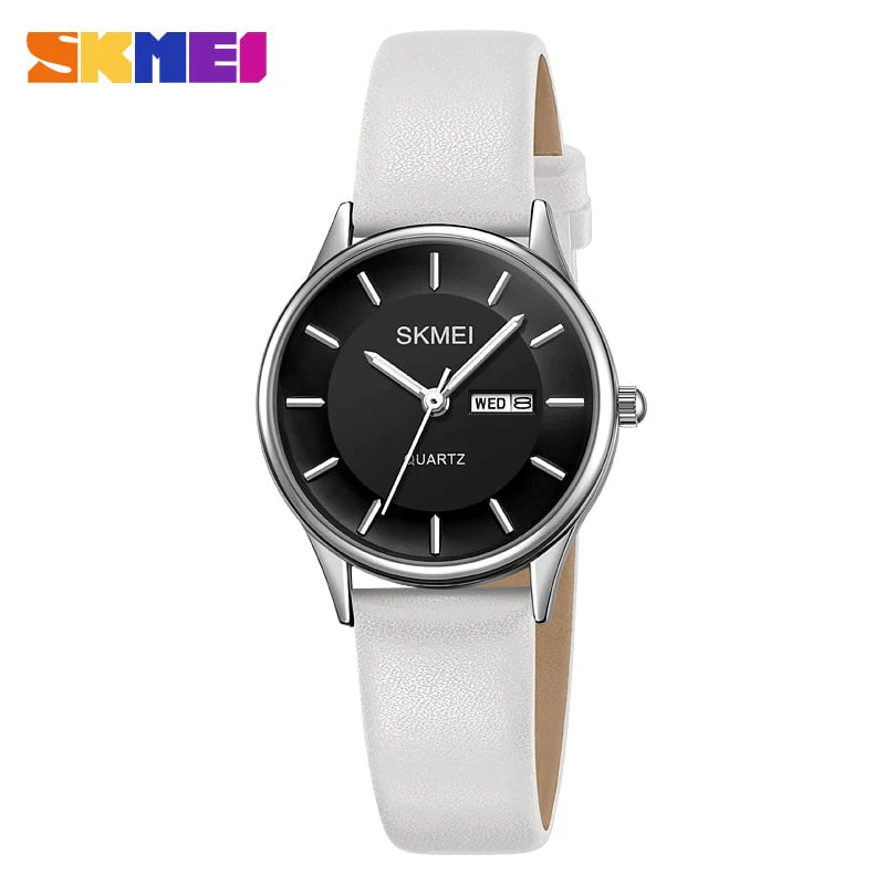 2251 Reloj Skmei para mujer pulsera de piel - Image 3