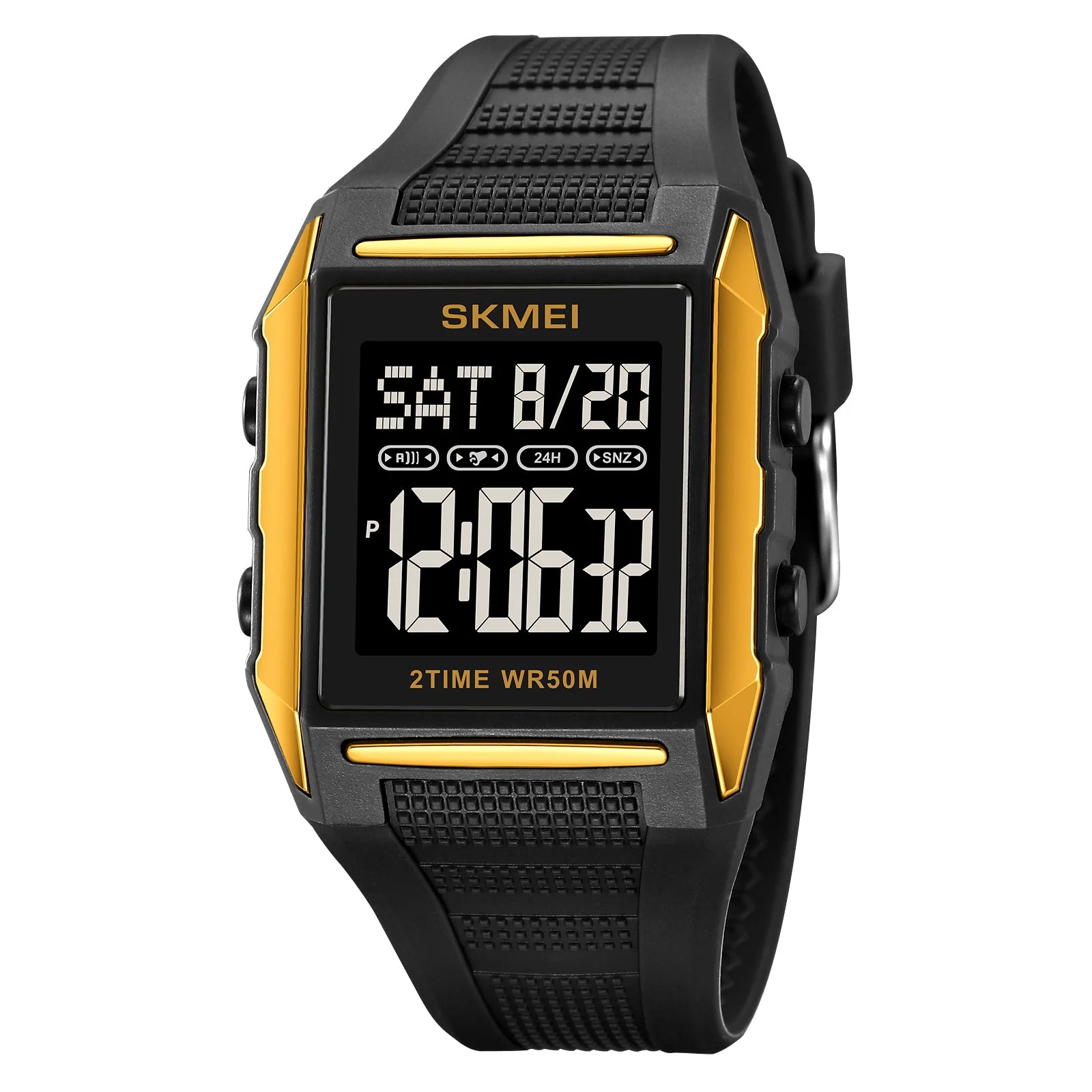 2257 Reloj Skmei para hombre pulsera de caucho - Image 11
