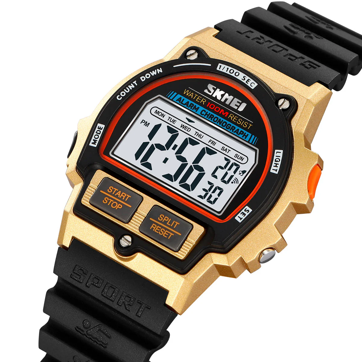 2263 Reloj Skmei para caballero deportivo digital pulsera de resina - Image 6