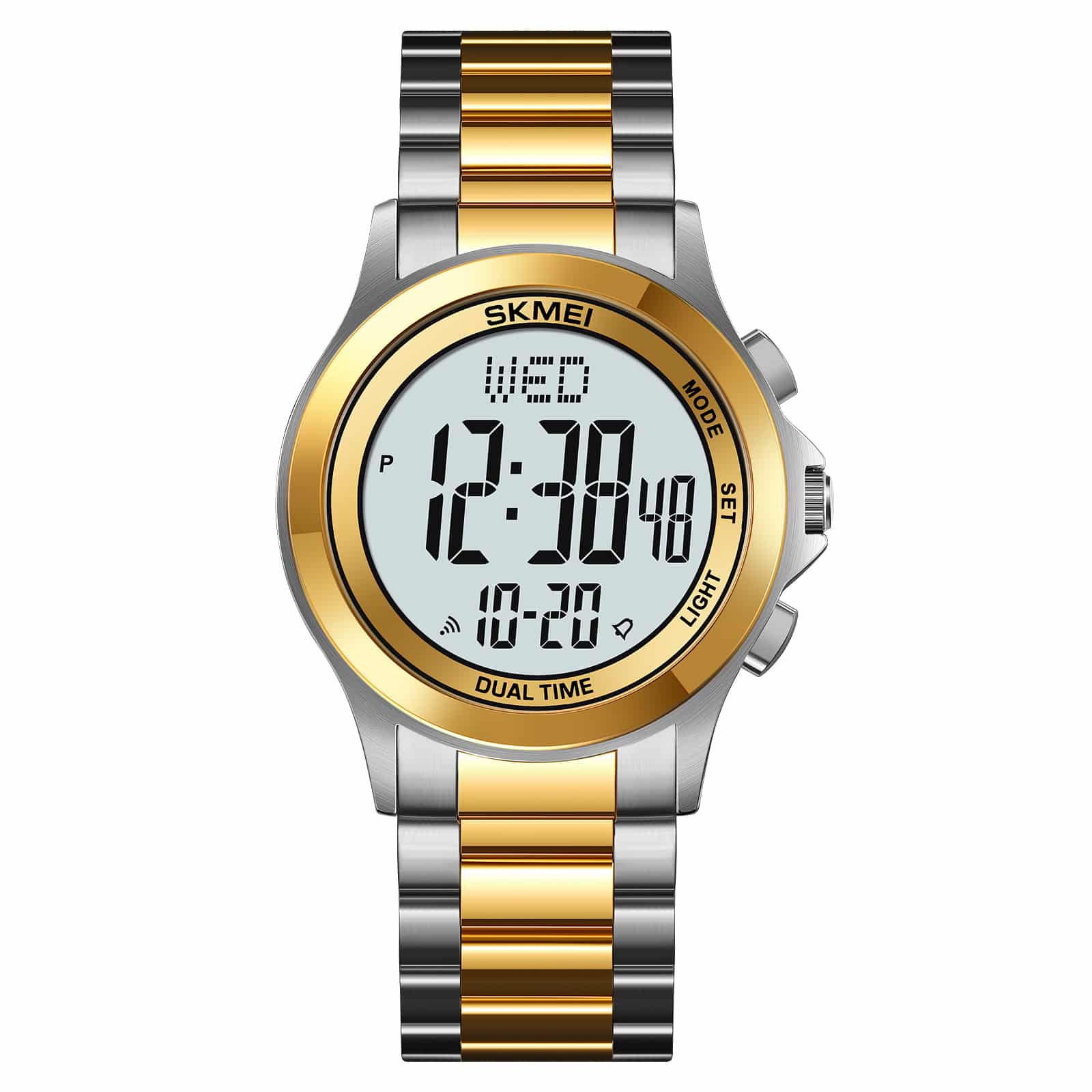 2271 Skmei reloj para hombre pulsera de acero inoxidable digital - Image 3