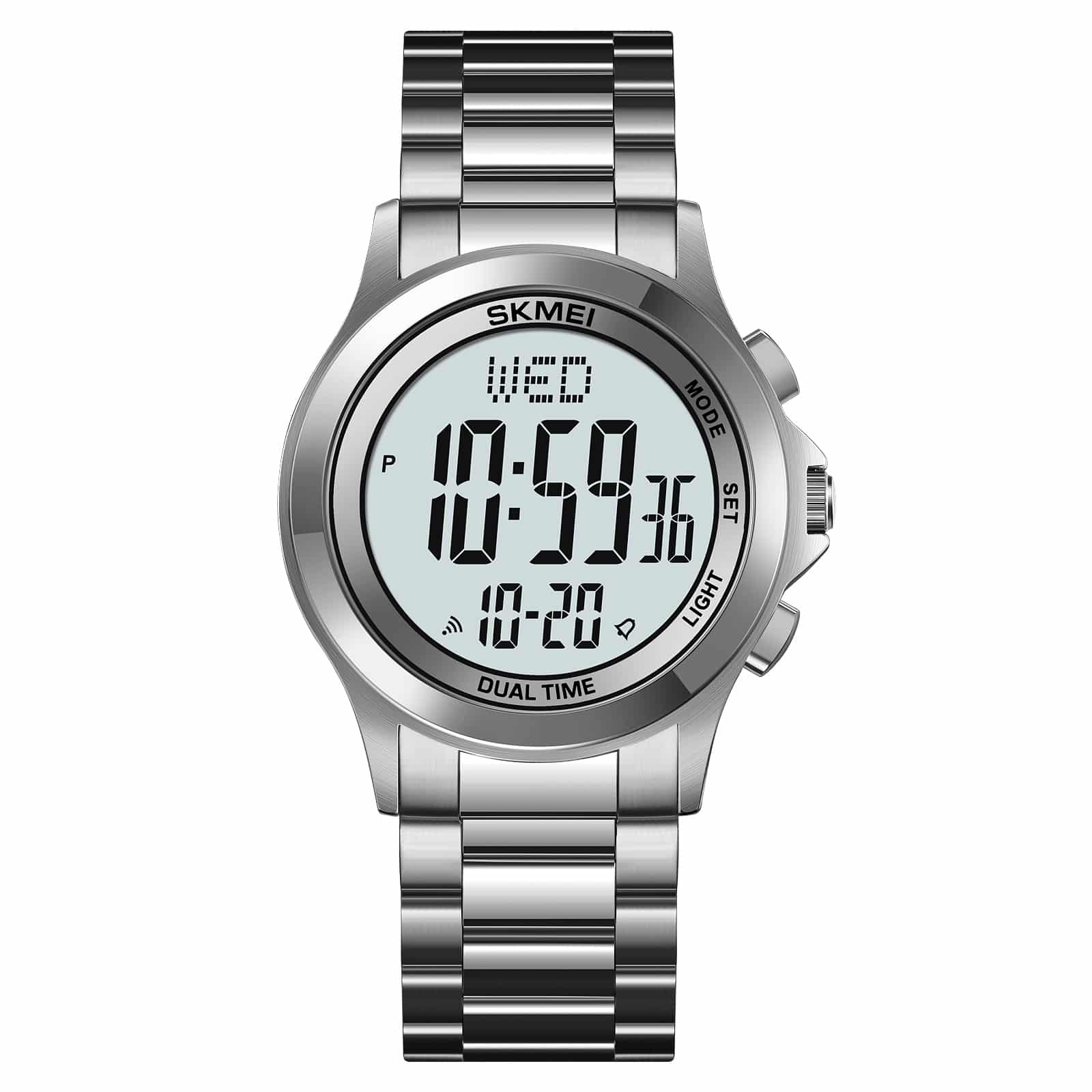 2271 Skmei reloj para hombre pulsera de acero inoxidable digital - Image 4