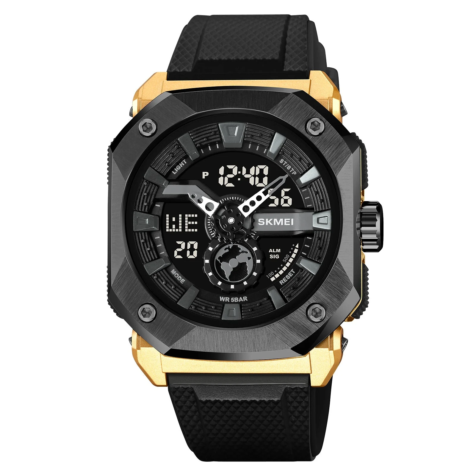 2272 Reloj SKMEI para caballero pulsera de caucho - Image 10