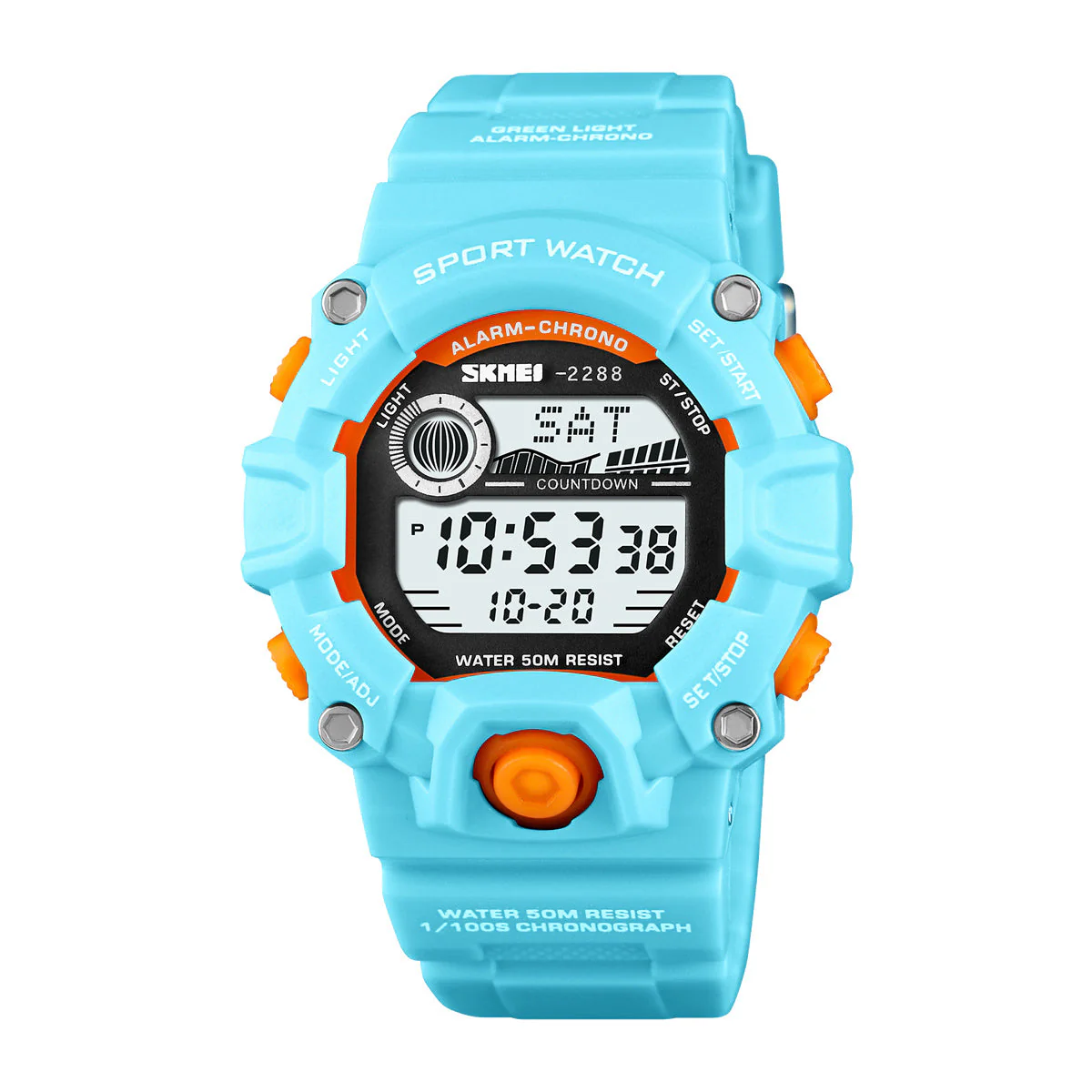 2288 Reloj Skmei infantil pulsera de caucho digital - Image 8