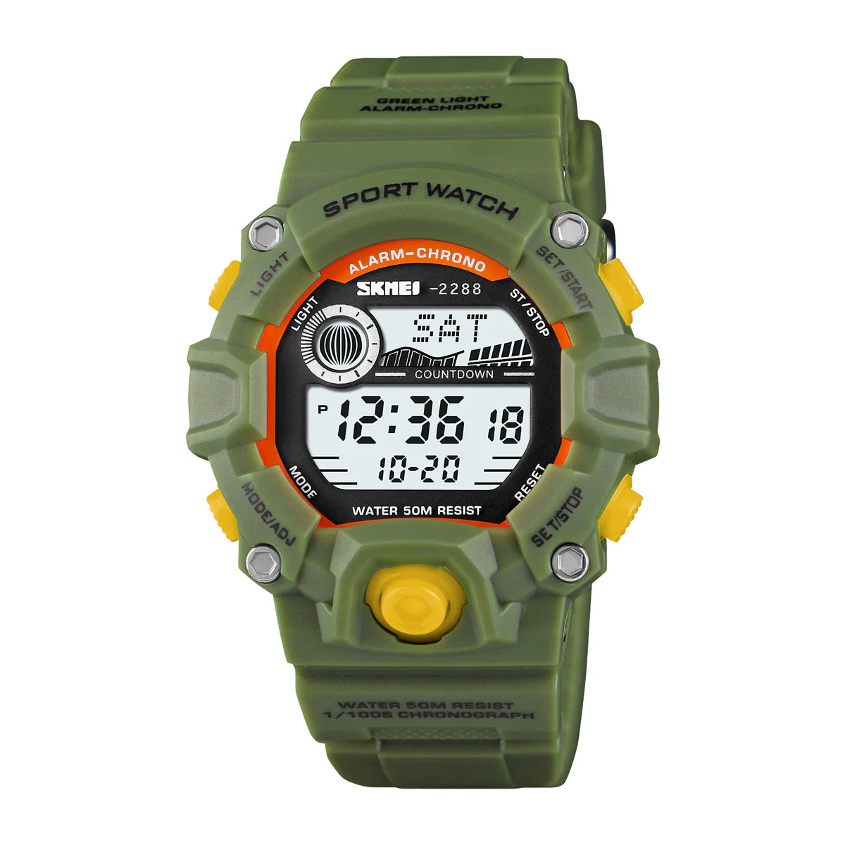 2288 Reloj Skmei infantil pulsera de caucho digital - Image 9