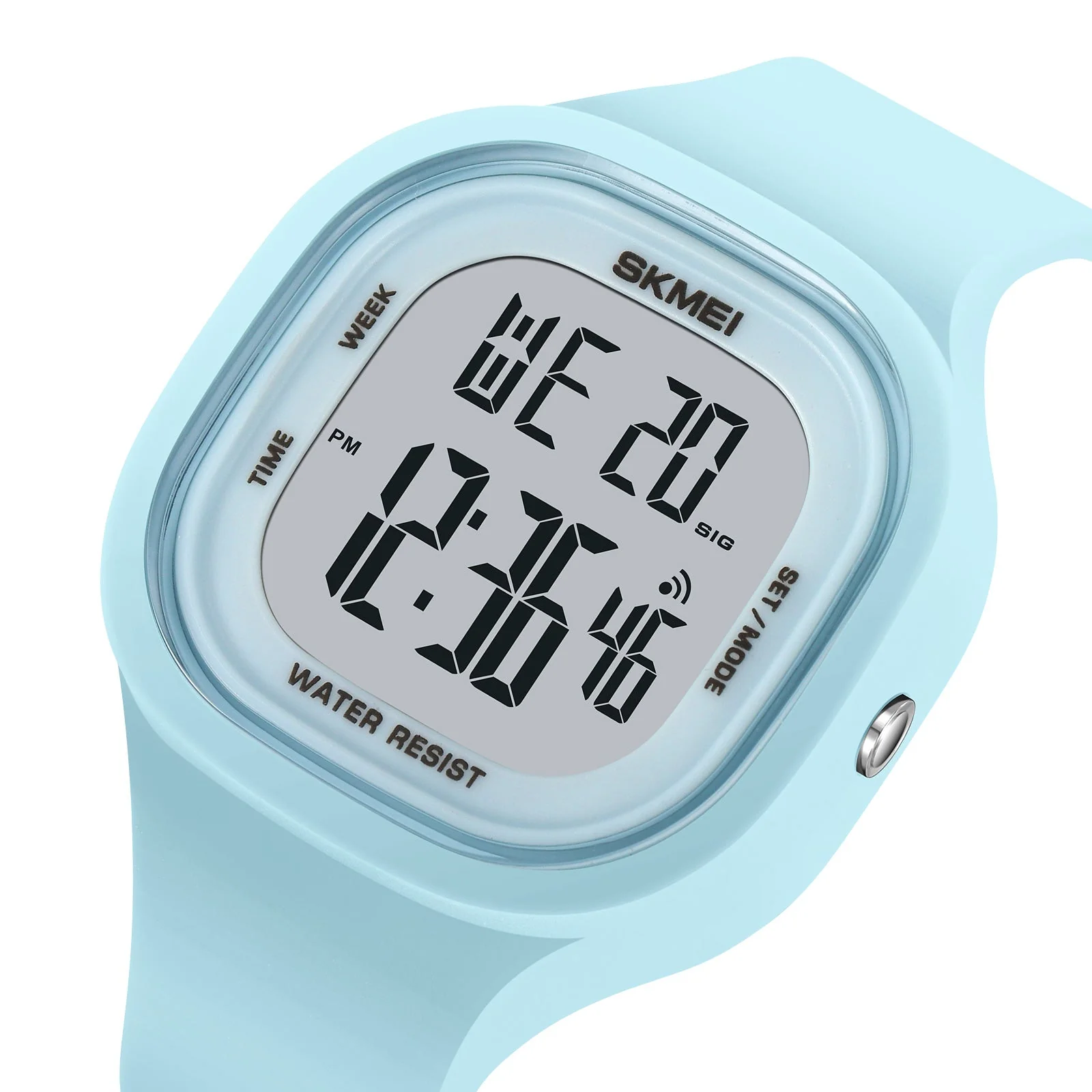 2290 Reloj Skmei para mujer pulsera de caucho - Image 10