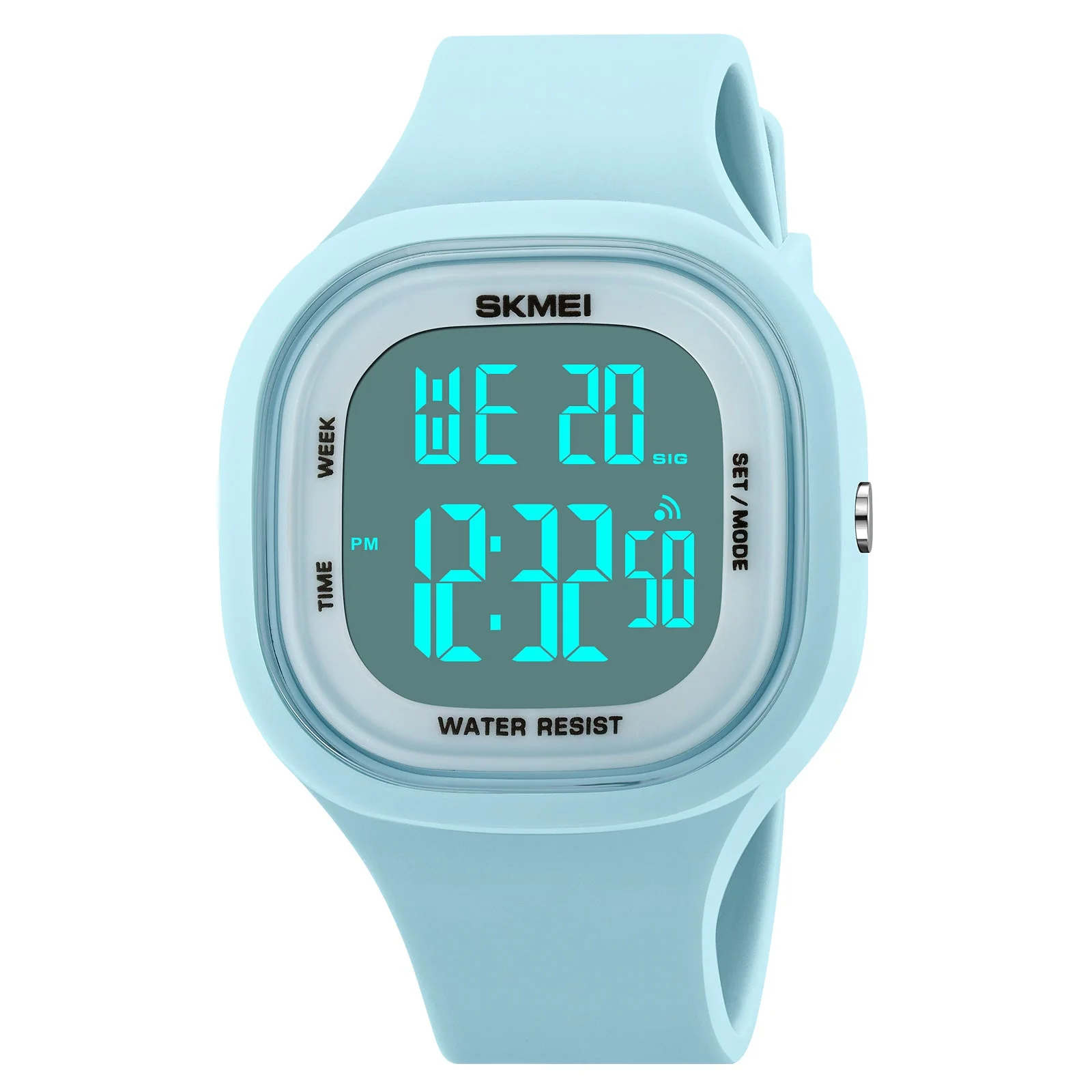 2290 Reloj Skmei para mujer pulsera de caucho - Image 9