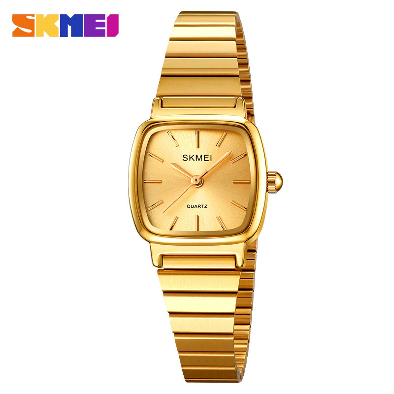 2292 Reloj Skmei para mujer pulsera de metal - Image 9