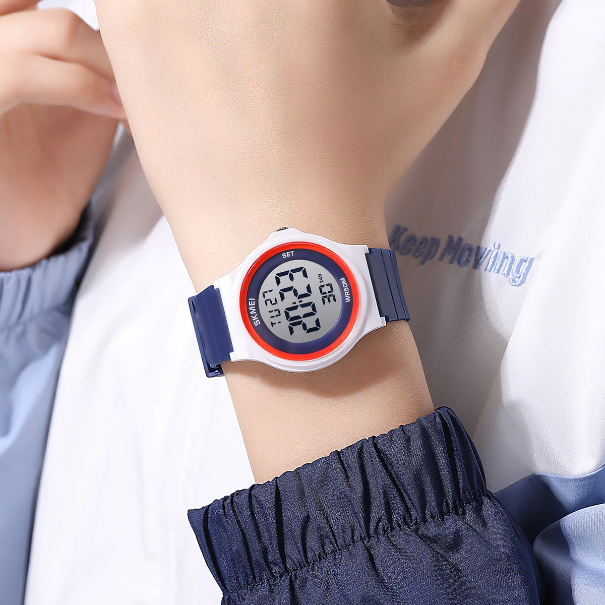 2303 Reloj Skmei Infantil pulsera de goma digital - Image 3