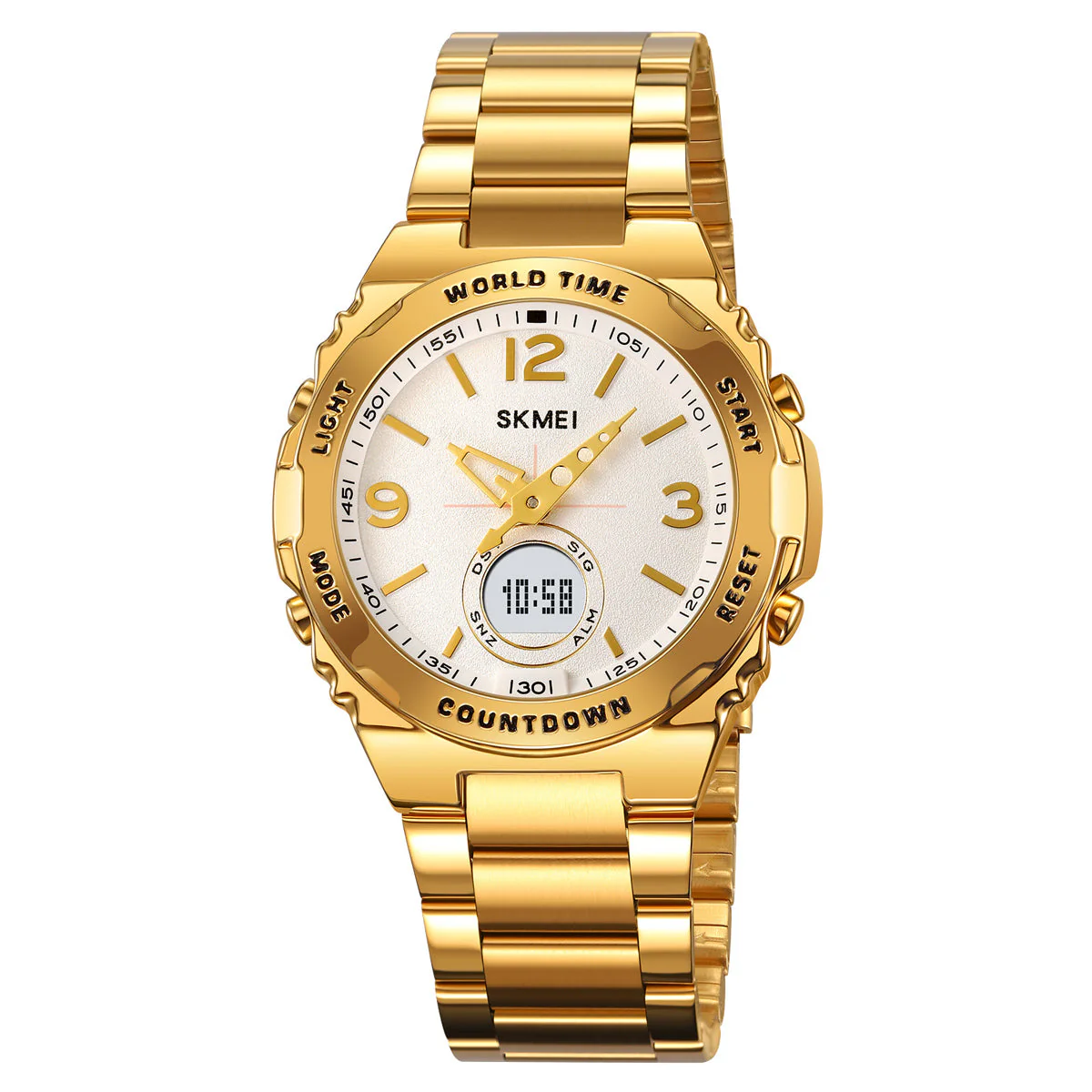 2310 Reloj Skmei para caballero pulsera de metal - Image 11