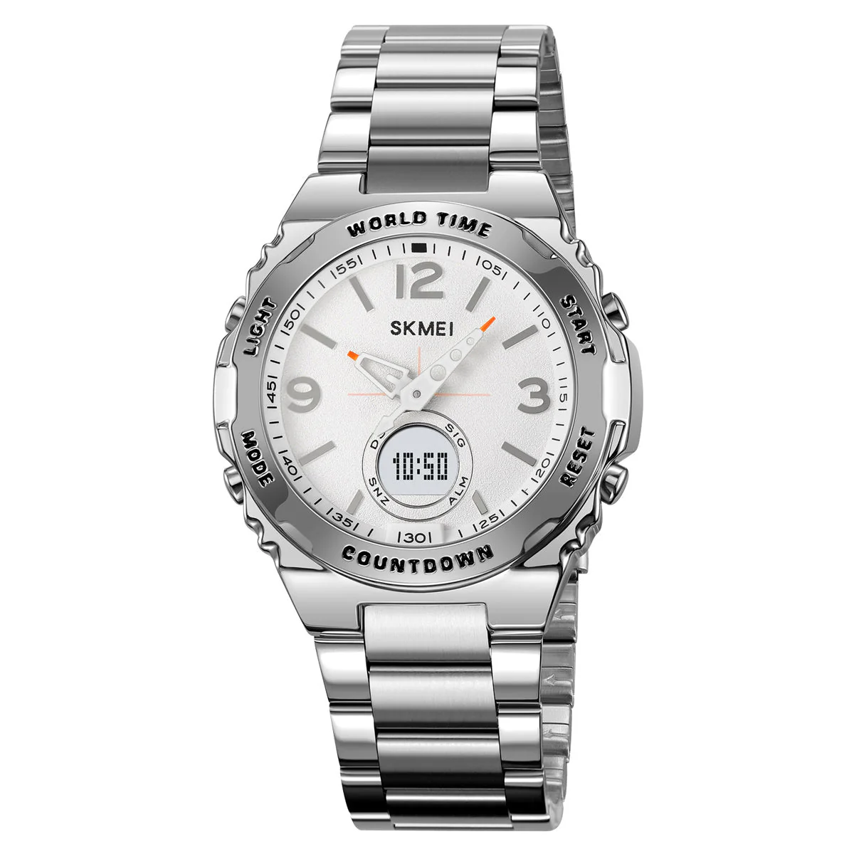 2310 Reloj Skmei para caballero pulsera de metal - Image 15