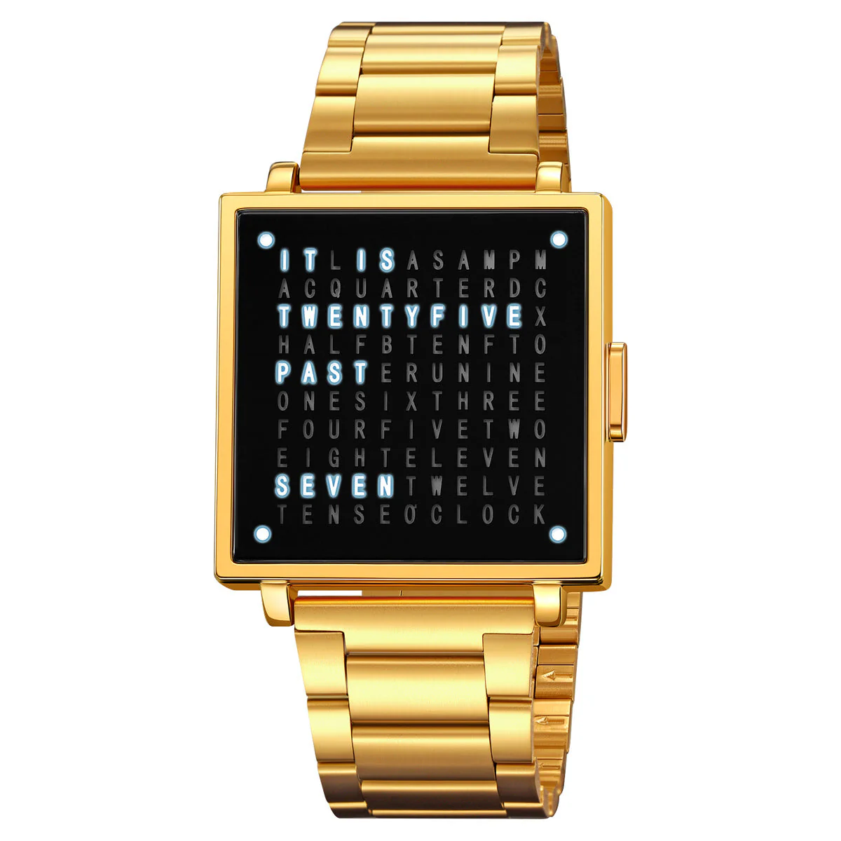 2312 Reloj Skmei Unisex digital pulsera de metal - Image 10