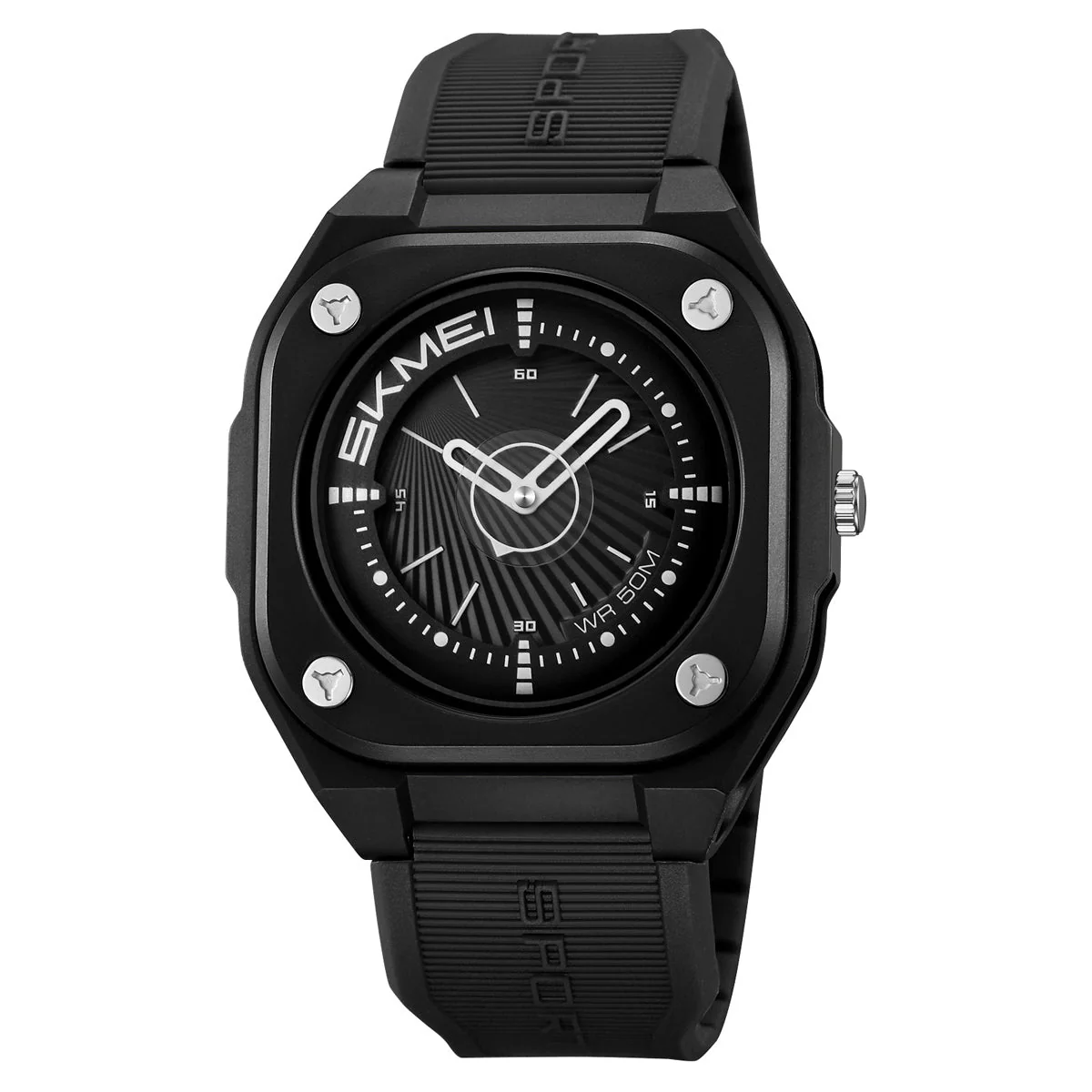 2329 Reloj Skmei para caballero pulsera de goma - Image 37