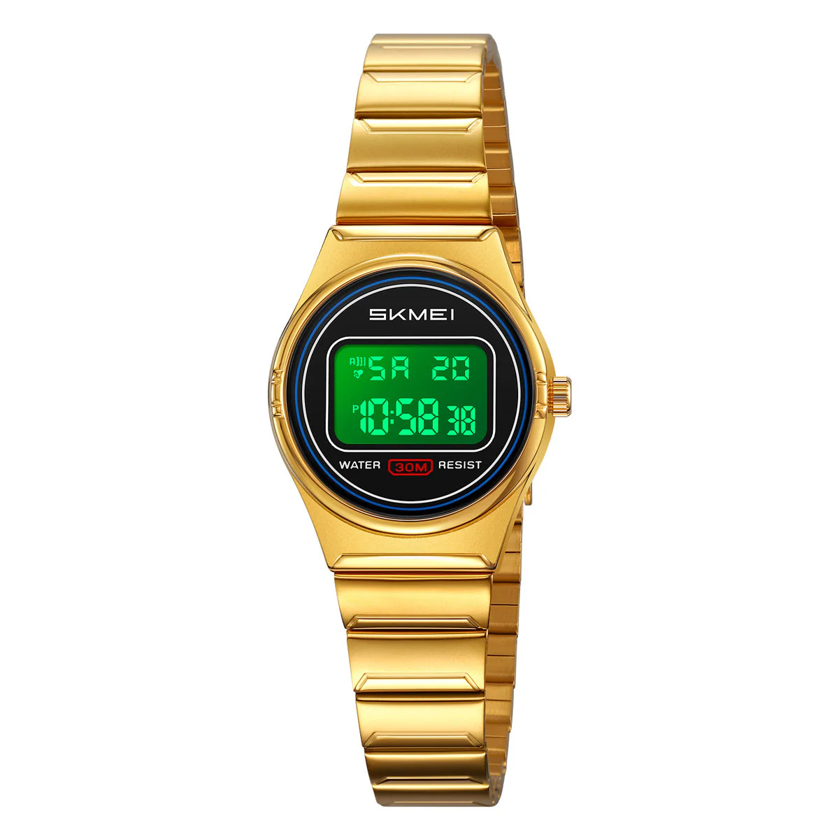 2338 Reloj Skmei para señorita pulsera de metal digital - Image 10