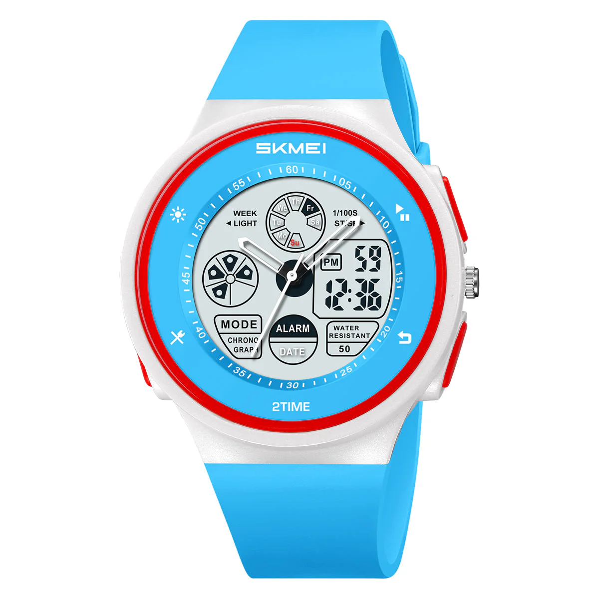 2346 Reloj Skmei Unisex pulsera de resina - Image 8