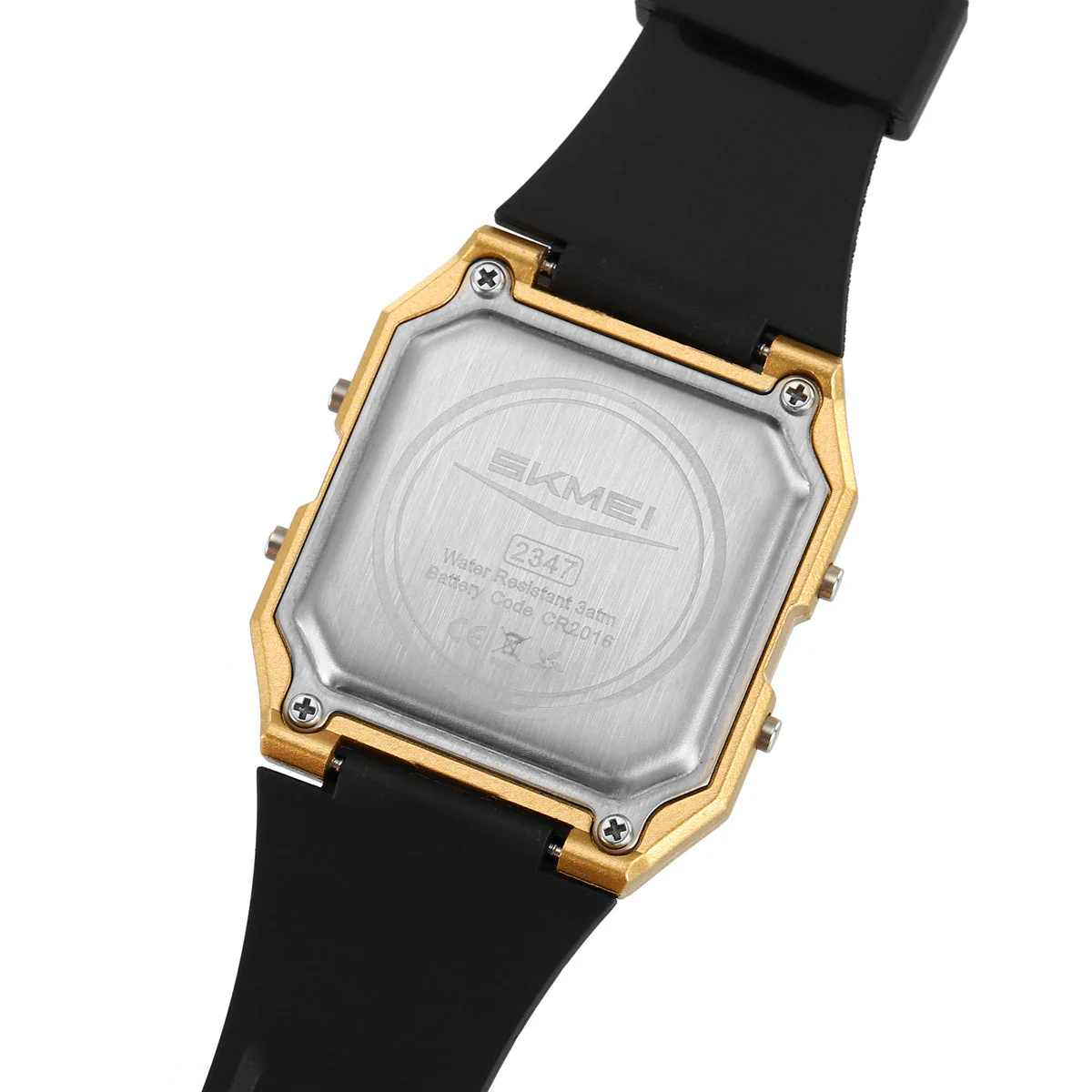 2347 Reloj para caballero pulsera de goma digital - Image 7