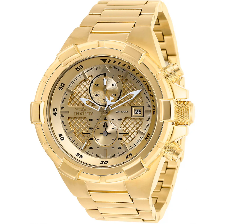 Reloj Invicta Aviator de hombre pulsera de metal 50 mm - Image 6