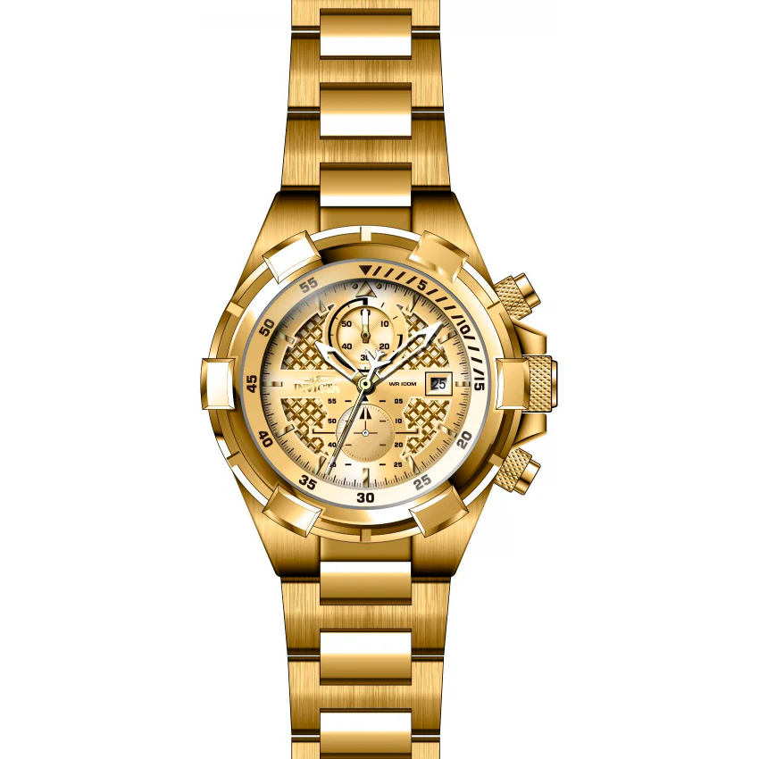 Reloj Invicta Aviator de hombre pulsera de metal 50 mm - Image 7
