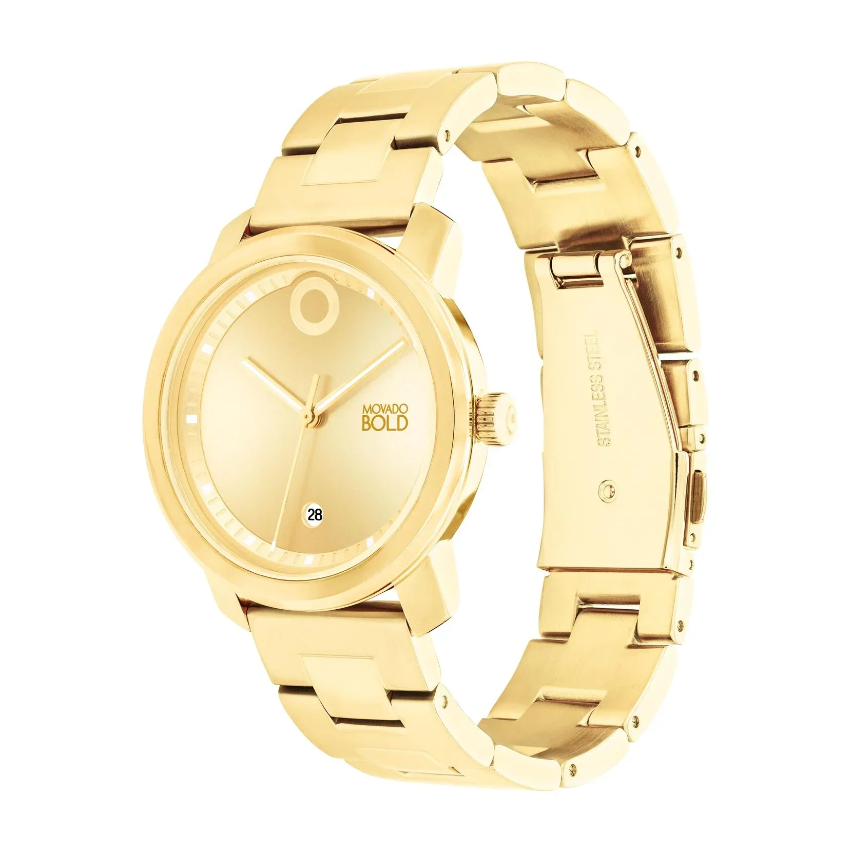 3600989 Reloj Movado Bold Trend Propel de dama pulsera de metal - Image 3