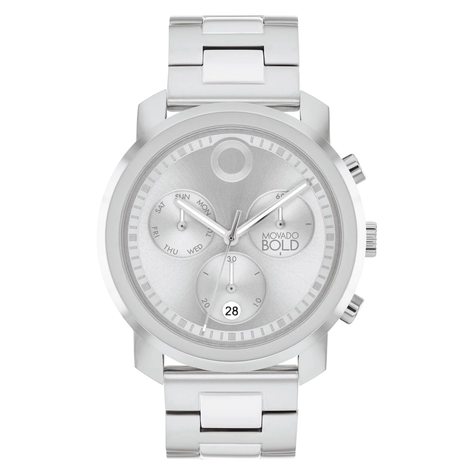 3601040 Reloj Movado Bold de hombre pulsera de metal 44 mm
