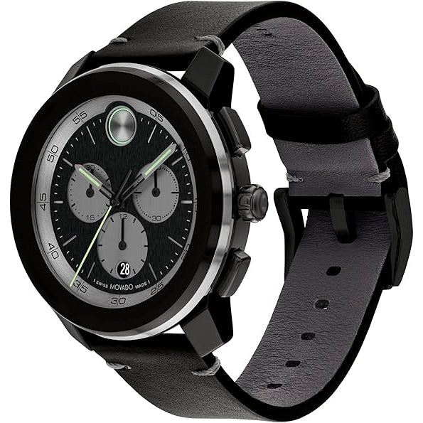 3601092 Reloj Movado Bold de hombre pulsera de piel - Image 2