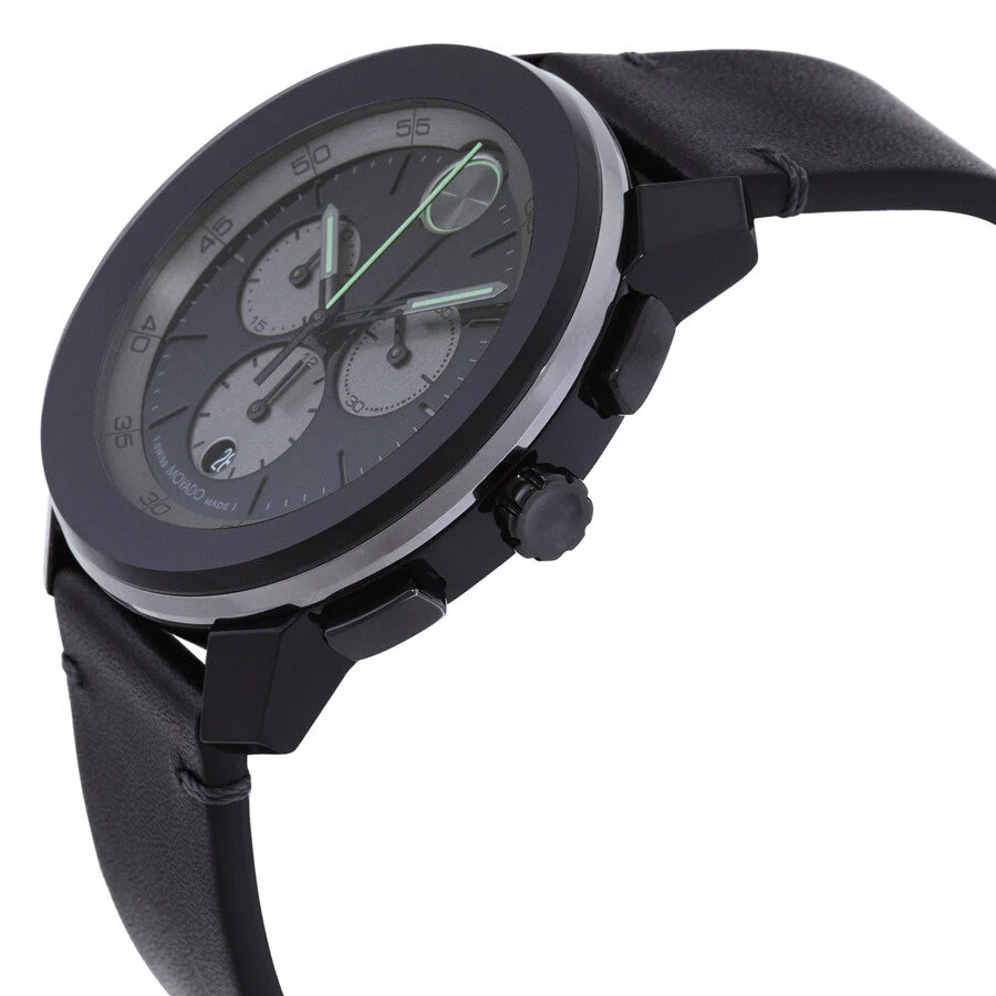 3601092 Reloj Movado Bold de hombre pulsera de piel - Image 4
