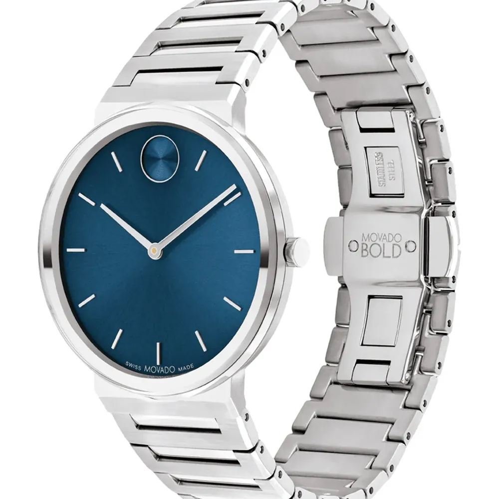3601201 Reloj Movado Bold Horizon de hombre correa de metal 40 mm - Image 3