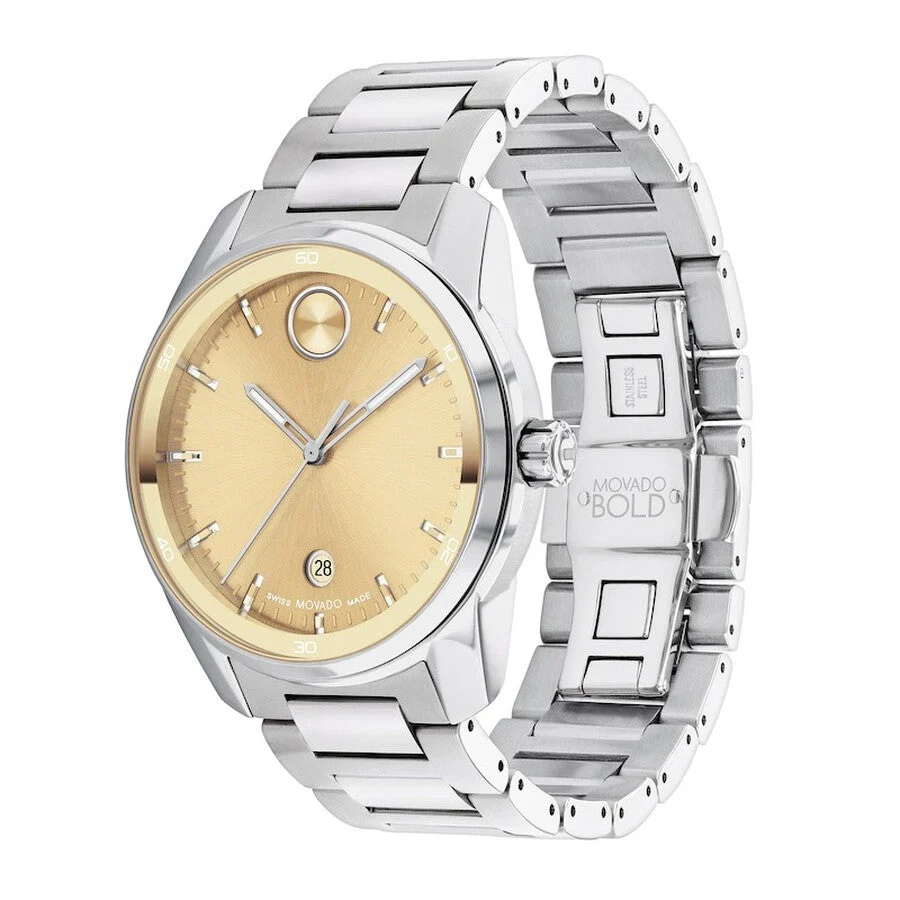 3601203 Reloj Movado bolda de hombre pulsera de metal - Image 3