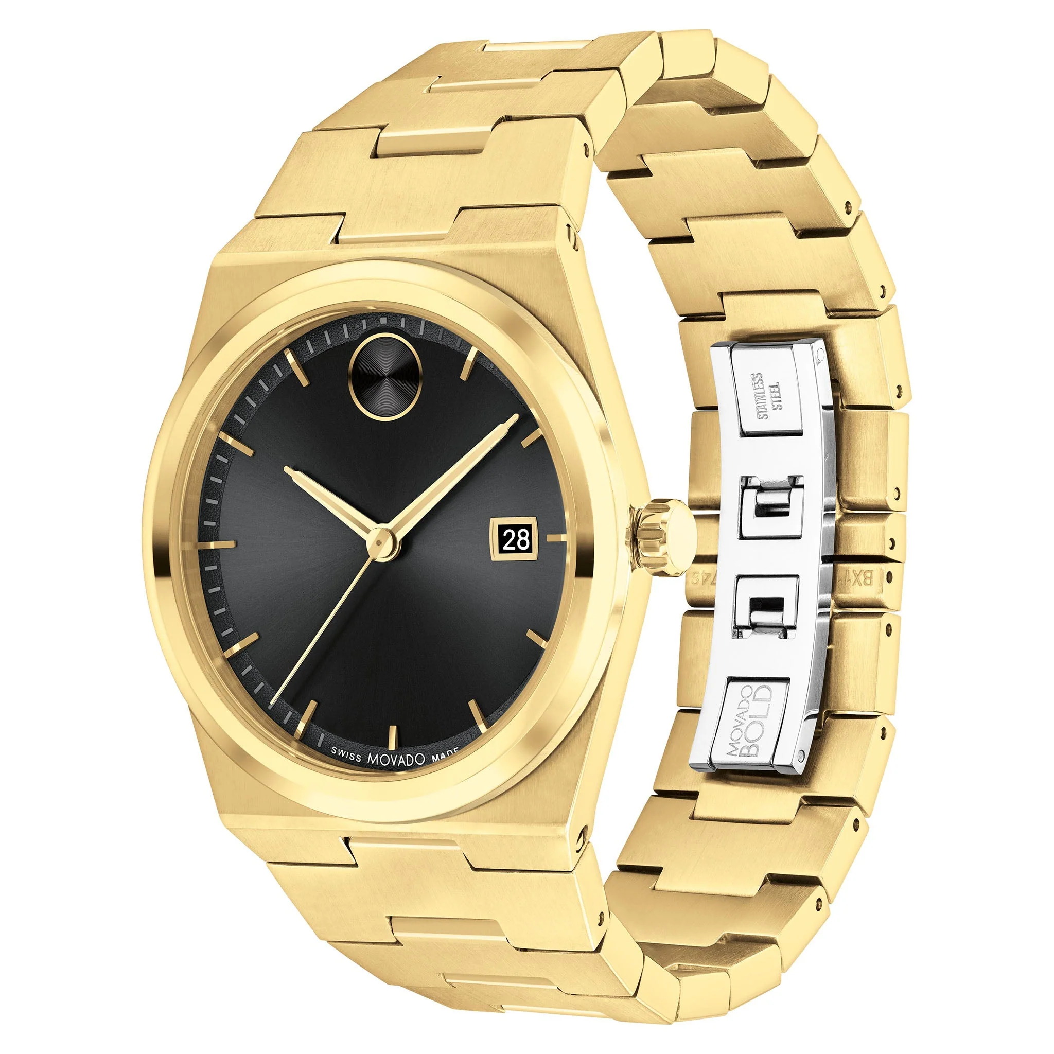 3601223 Reloj Movado Bold de hombre correa de metal - Image 3