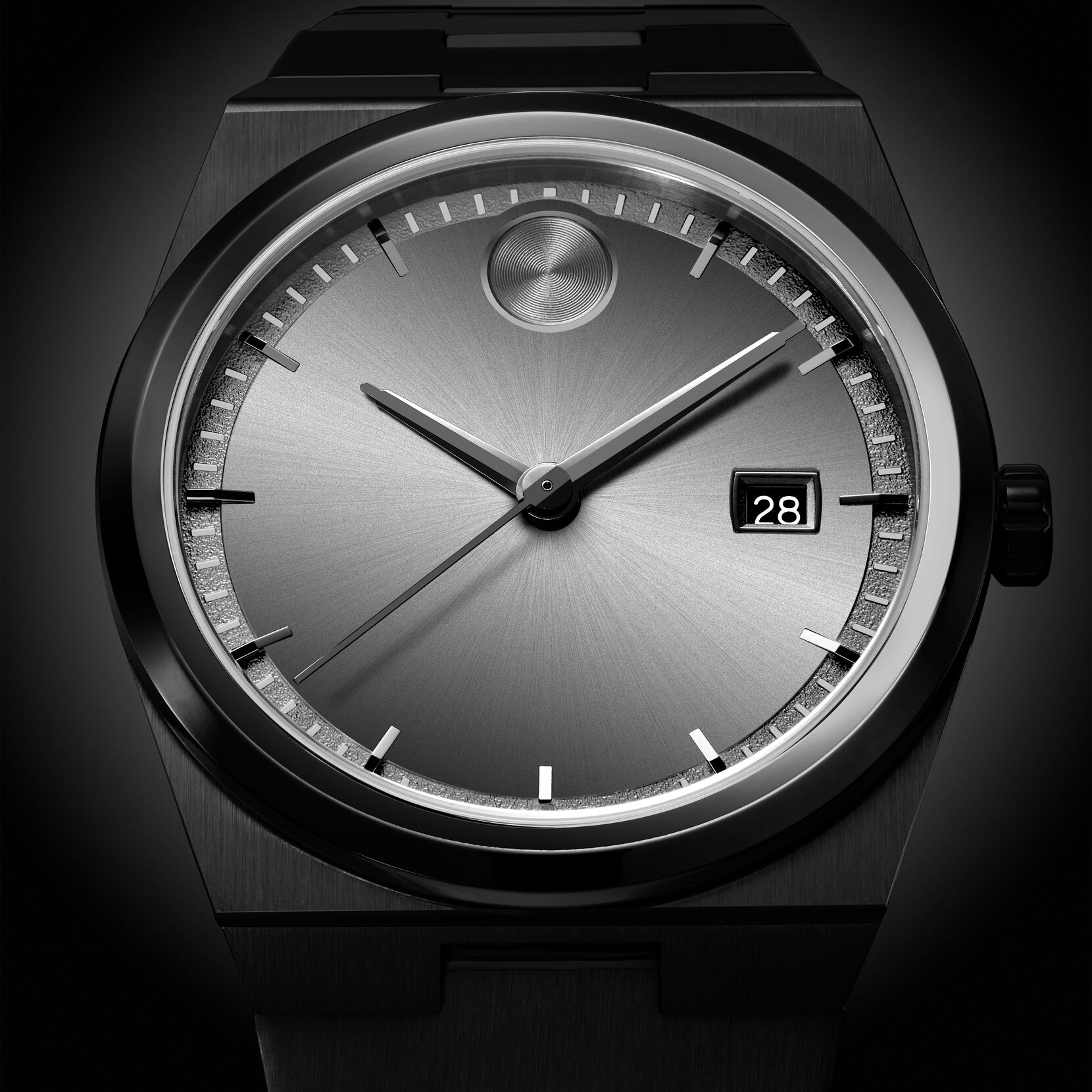3601224 Reloj Movado Bold de hombre correa de metal - Image 2