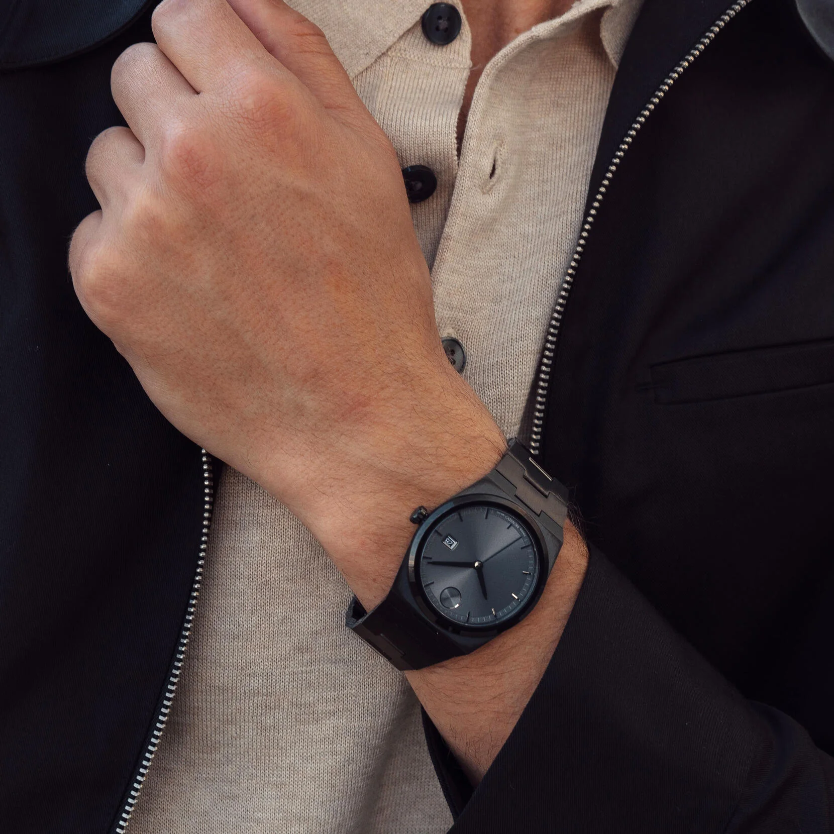 3601224 Reloj Movado Bold de hombre correa de metal - Image 4